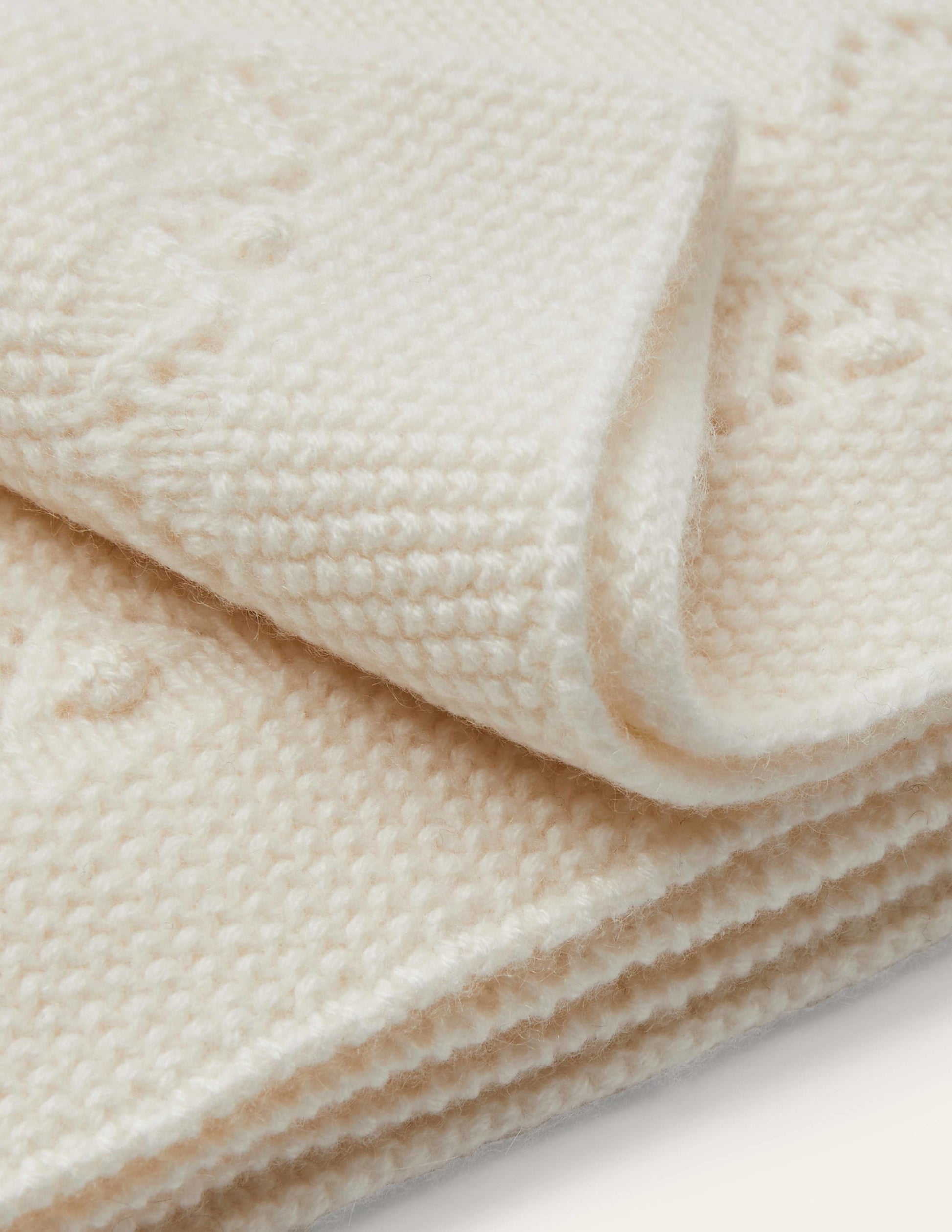 Cosy Cashmere Blanket-Ecru-3