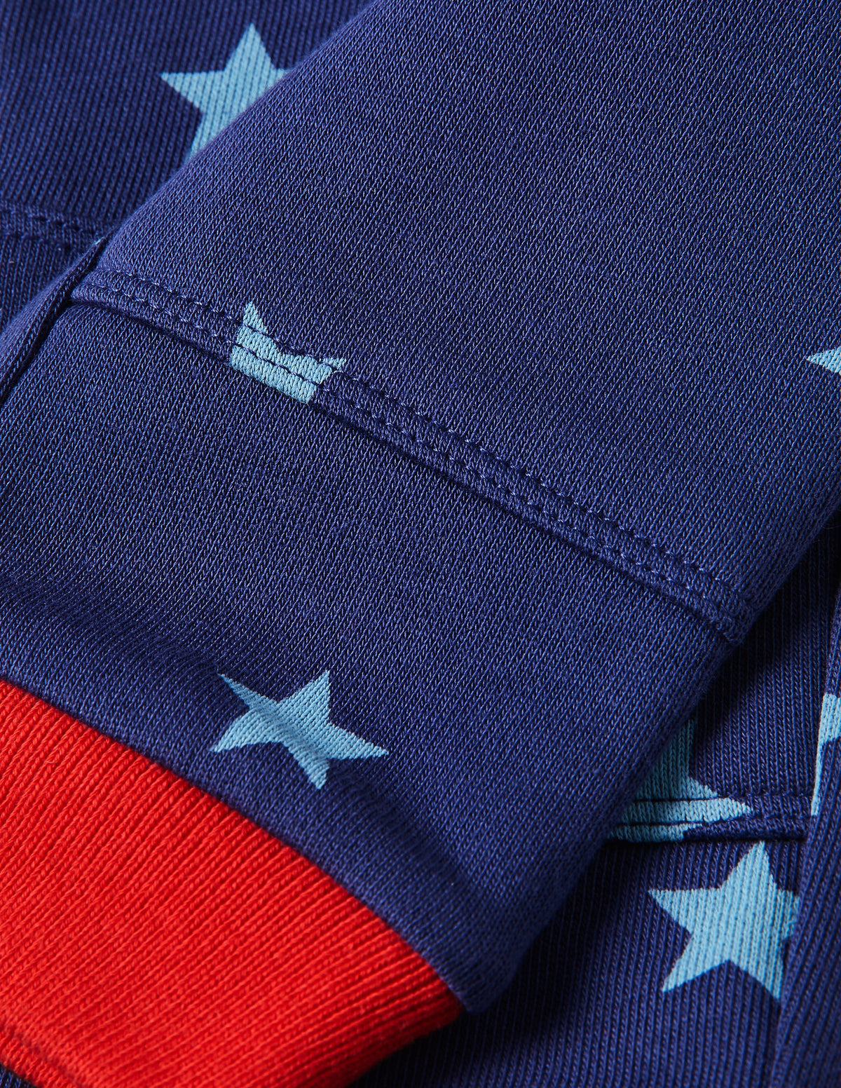 Warrior Knee Jersey Bottoms-Starboard & Frosted Blue Stars-3