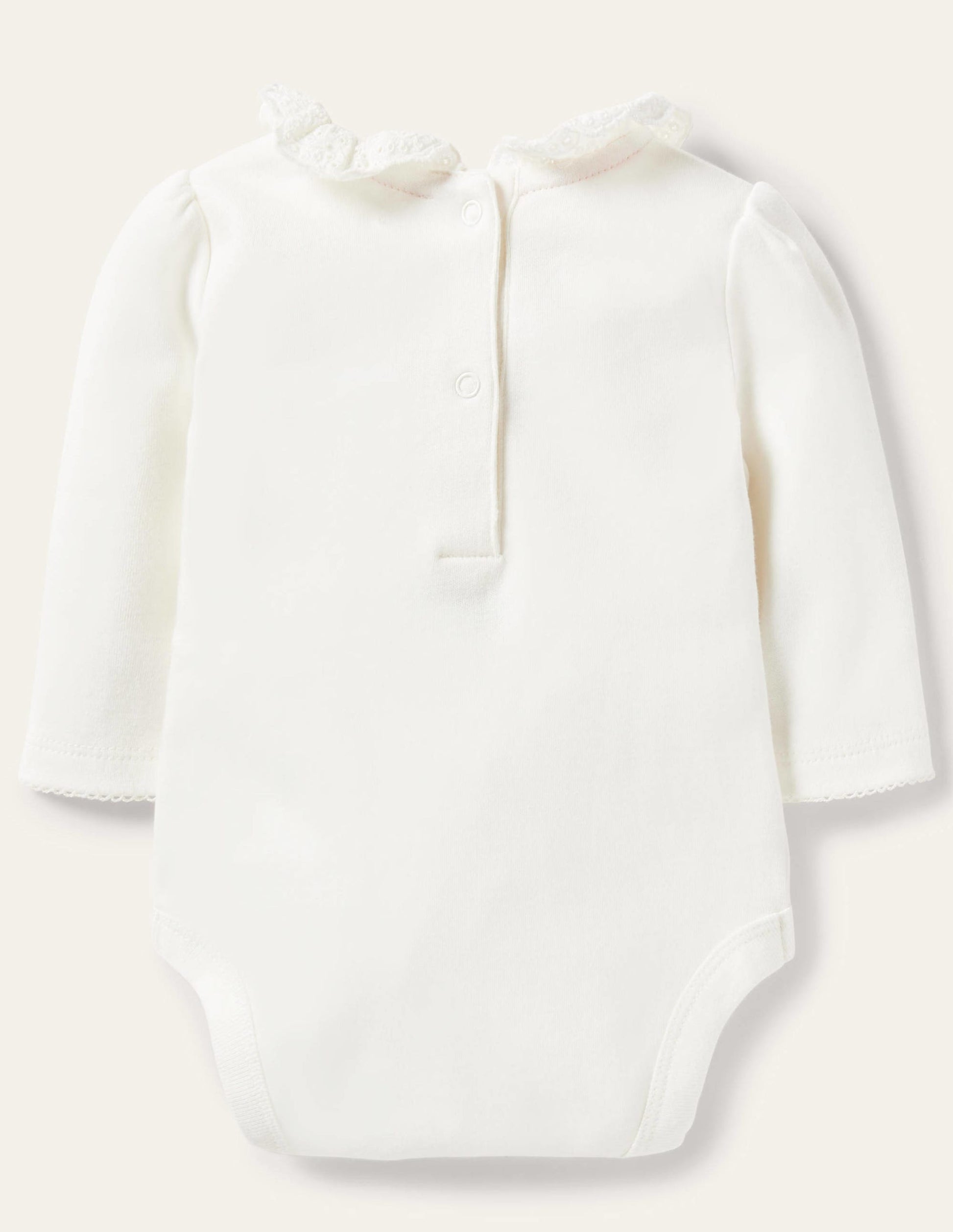 Long-Sleeved Collared Body-Ivory-1