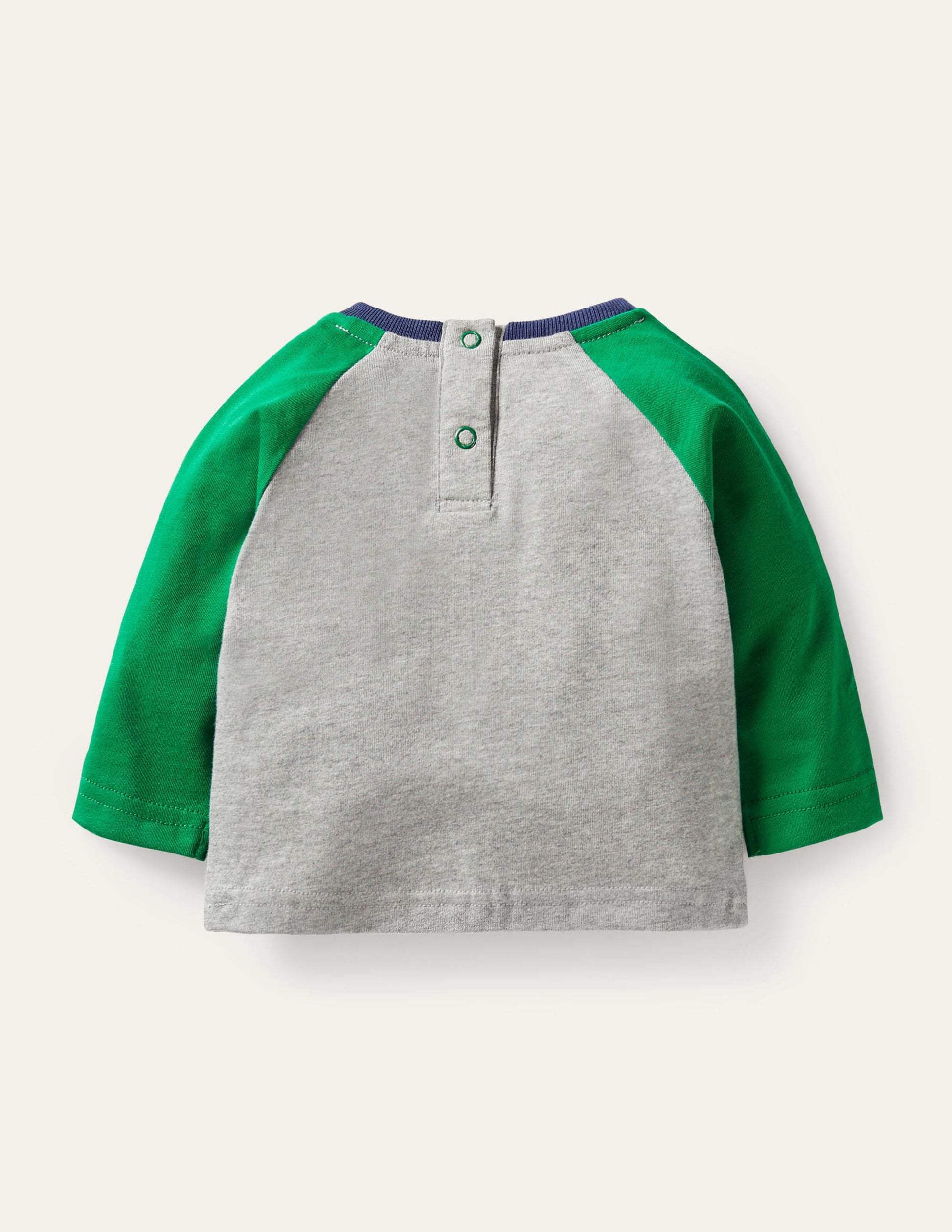 Printed Train T-Shirt-Grey Marl Train-2