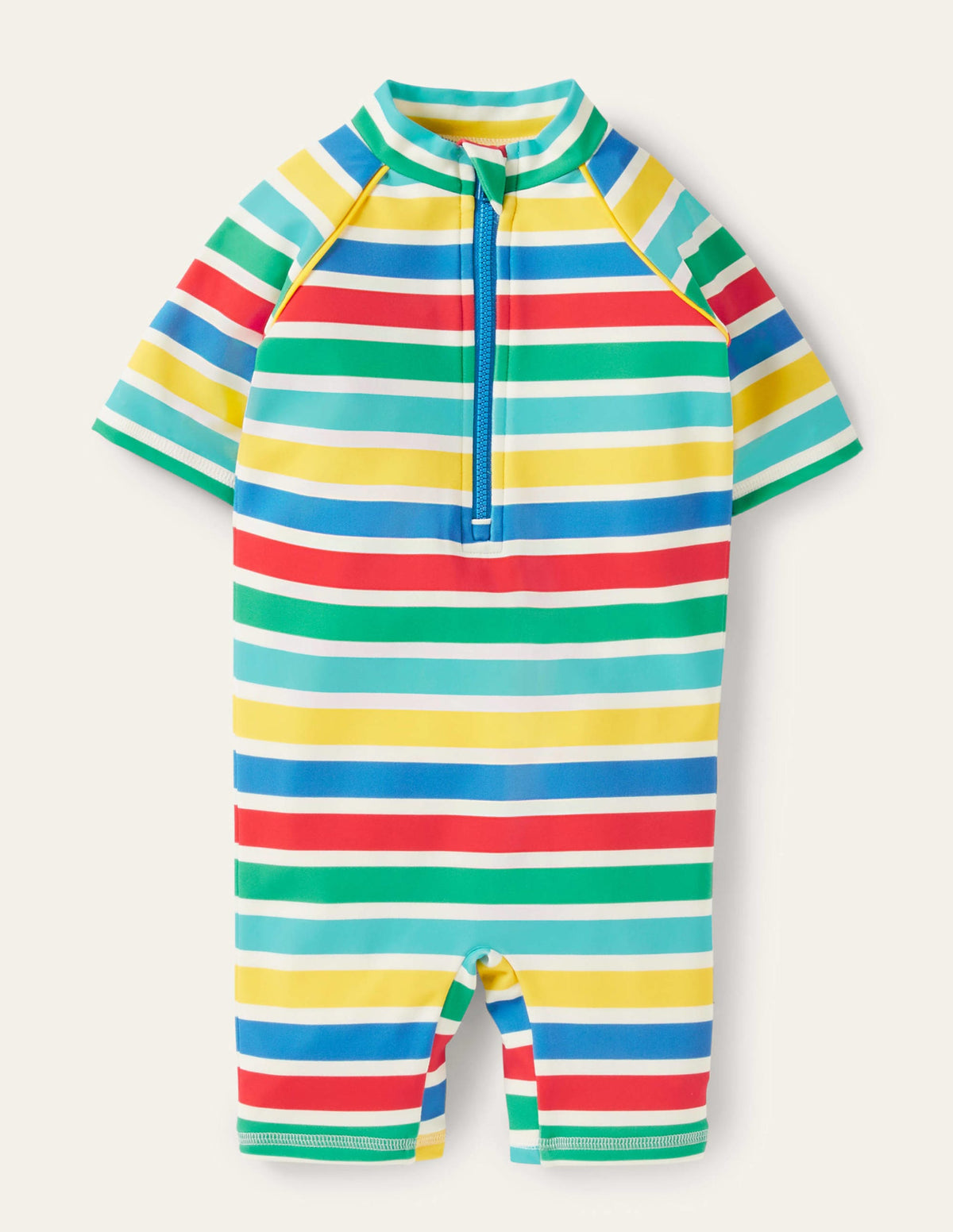 Printed Sun-safe Surf Suit-Multi Stripe - Image 1