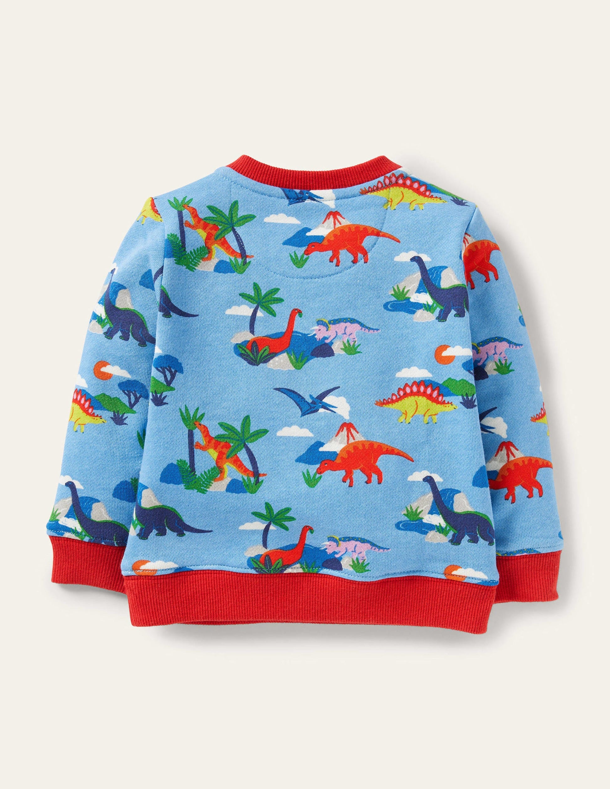 Cosy Sweatshirt-Surfboard Blue Dino Scene-2