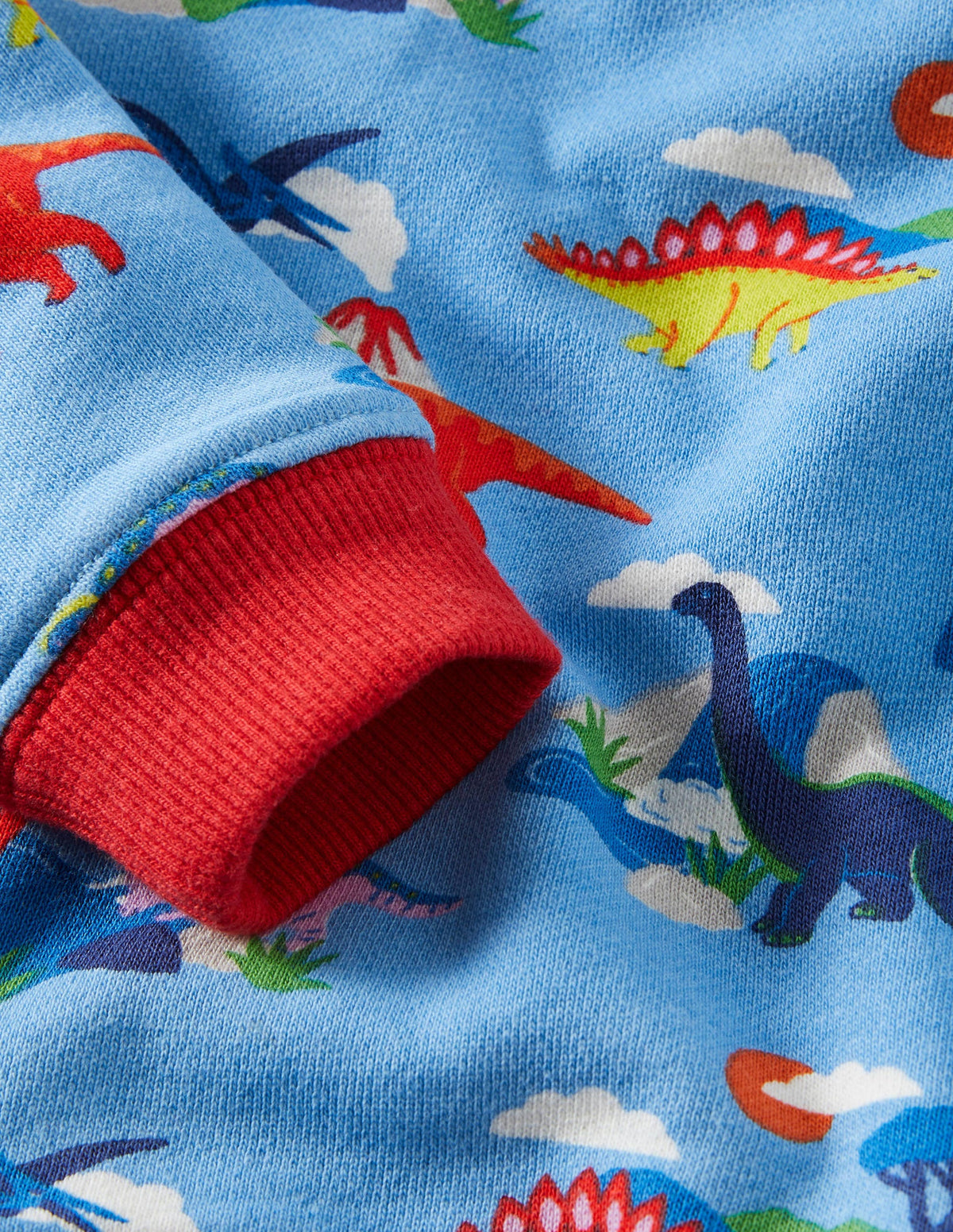 Cosy Sweatshirt-Surfboard Blue Dino Scene-3