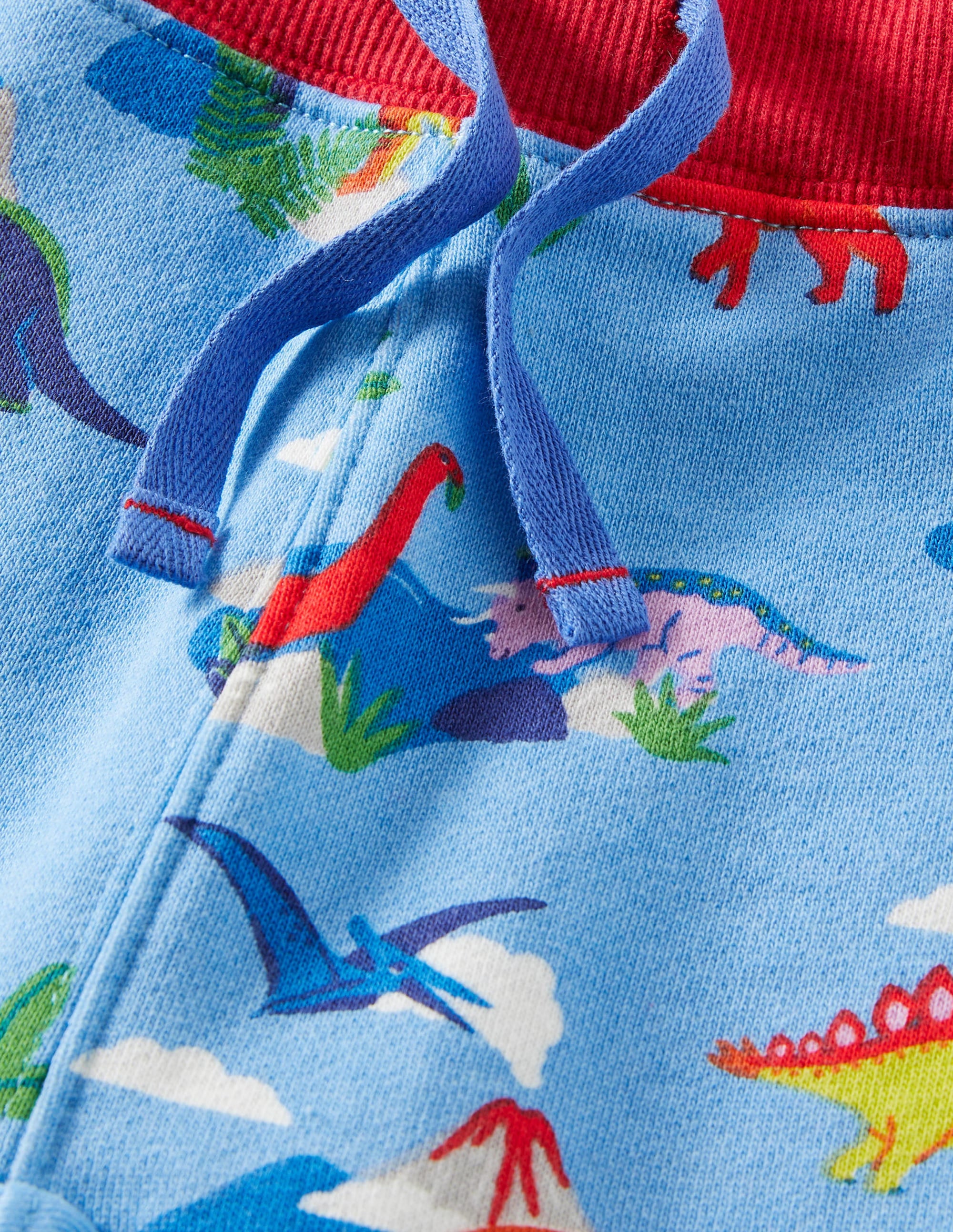 Jersey Printed Bottoms-Surfboard Blue Dino Scene - Image 3