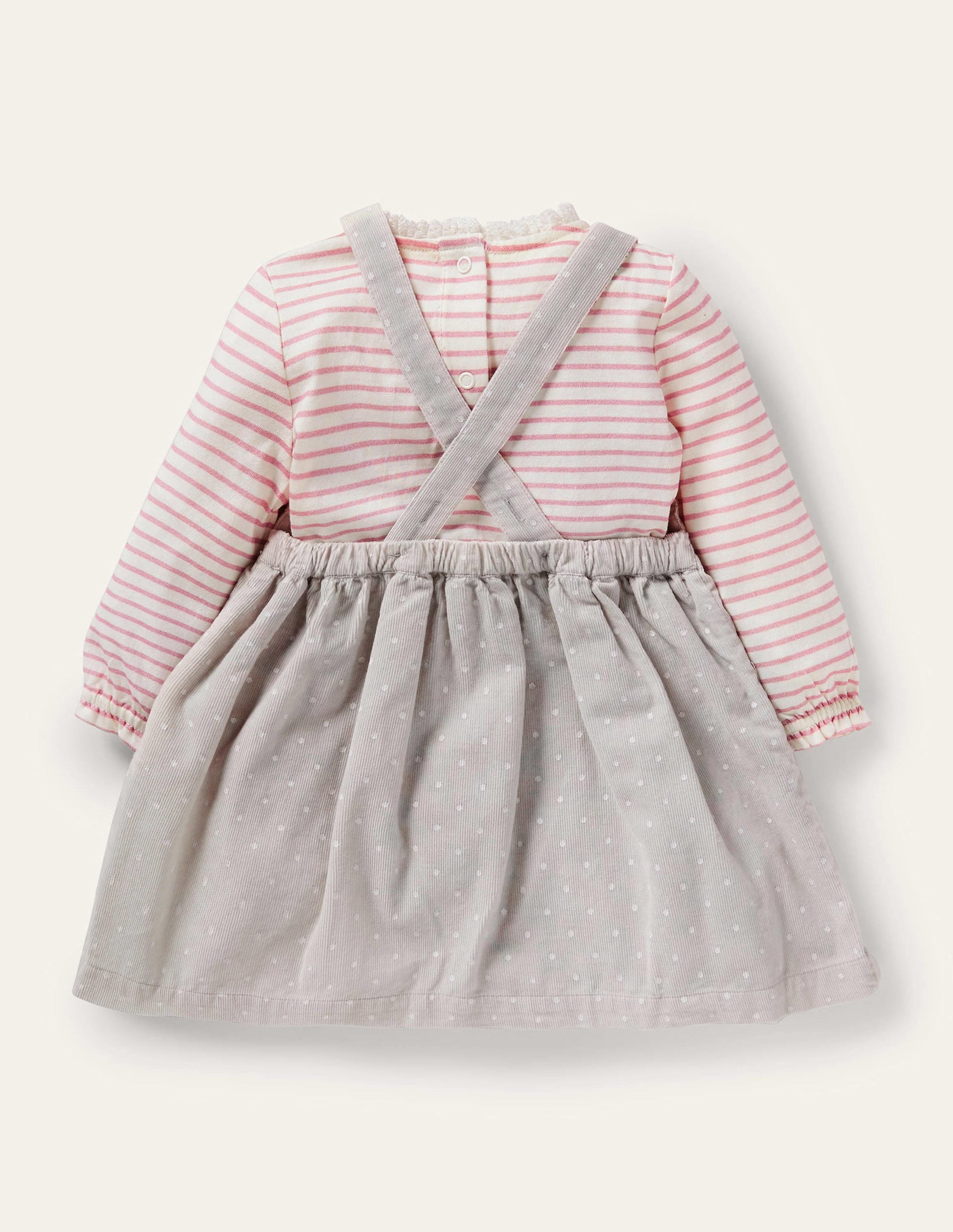 Mouse Pinnie 3 Piece Set-Shale Grey Pin Spot-2