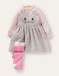 Mouse Pinnie 3 Piece Set-Shale Grey Pin Spot