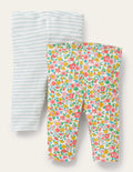 Twin Pack Leggings-Multi Vintage Flowerbed