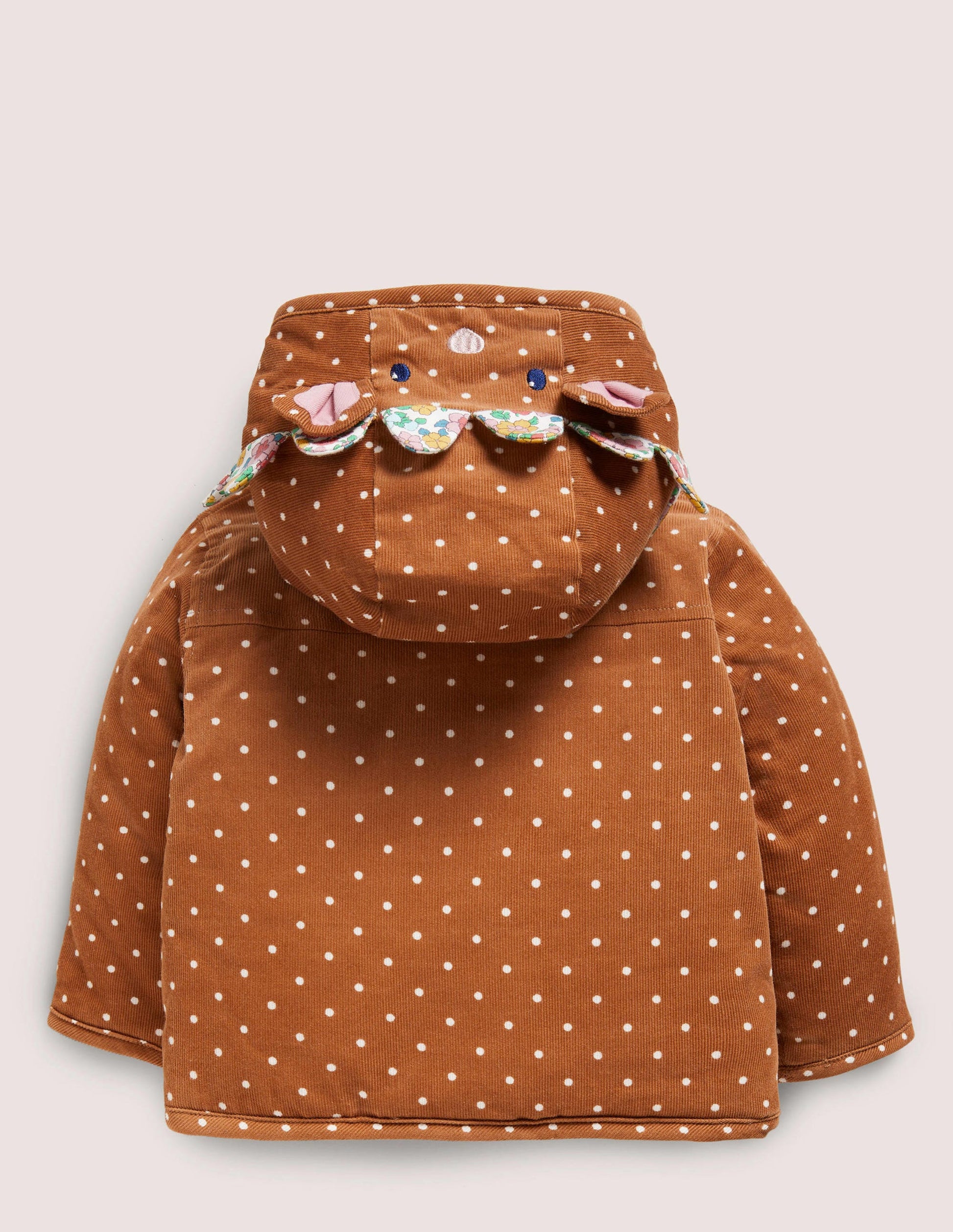Hedgehog Cord Jacket-Butterscotch Brown Hedgehog-2