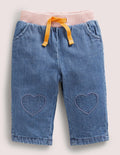 Woven Trousers-Chambray