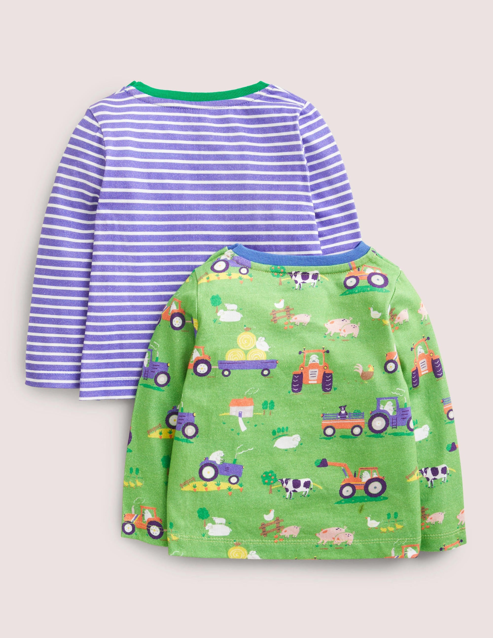 Twin Pack T-shirts-Aloe Green Farm Friends - Image 2