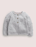 Cosy Bobble Cardigan-Silver Marl