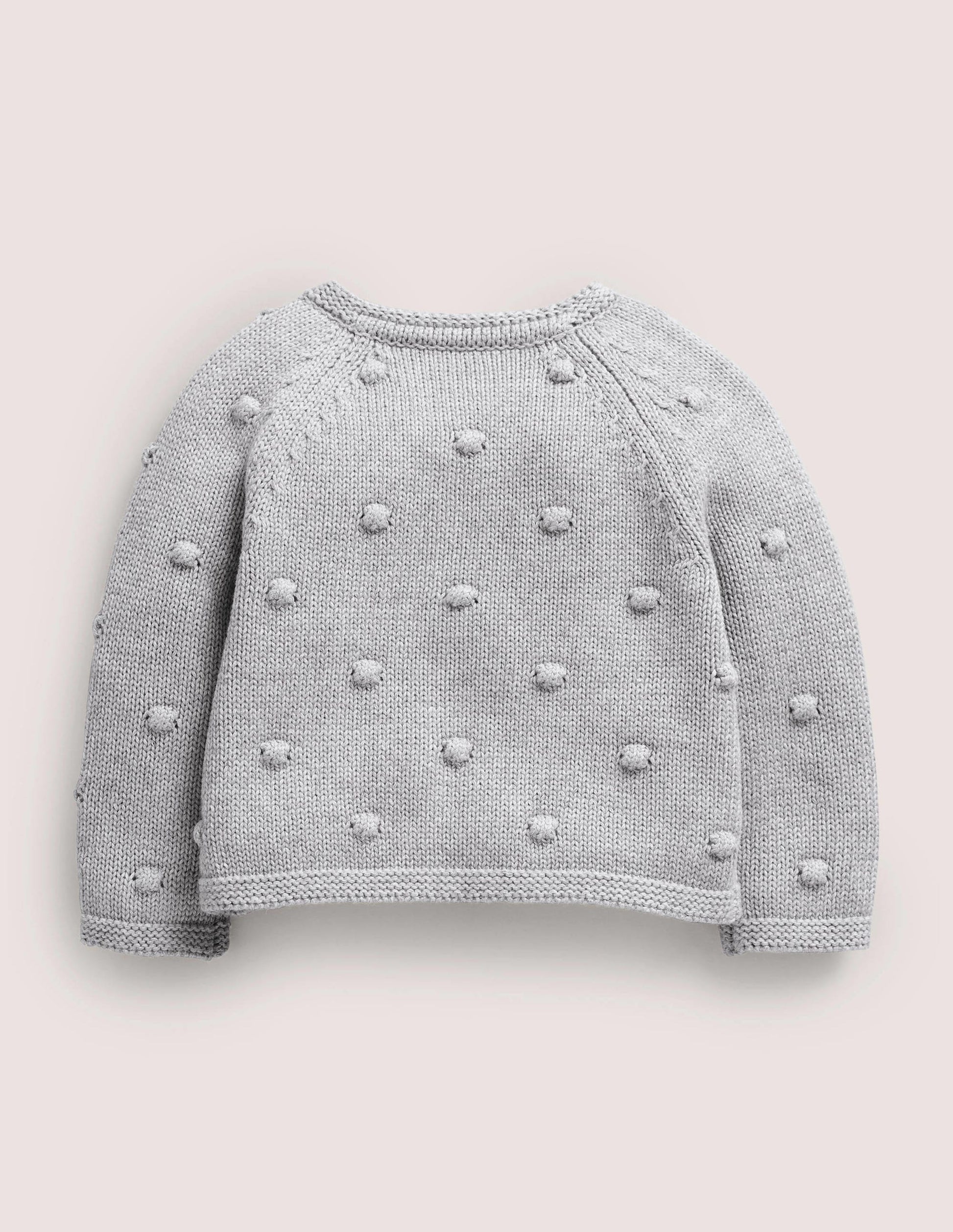 Cosy Bobble Cardigan-Silver Marl-2