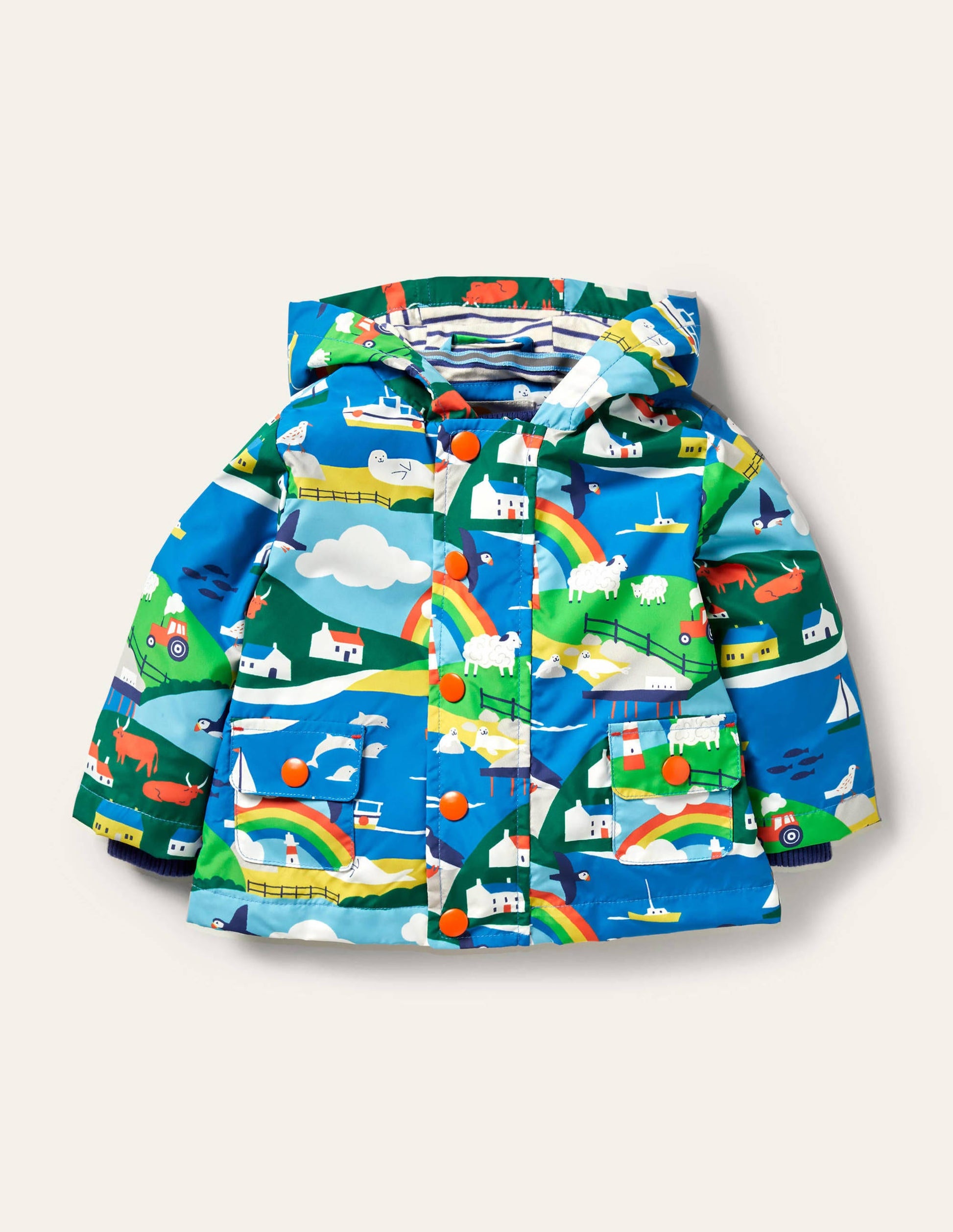 3-in-1 Printed Jacket-Multi Coastal Scene-1