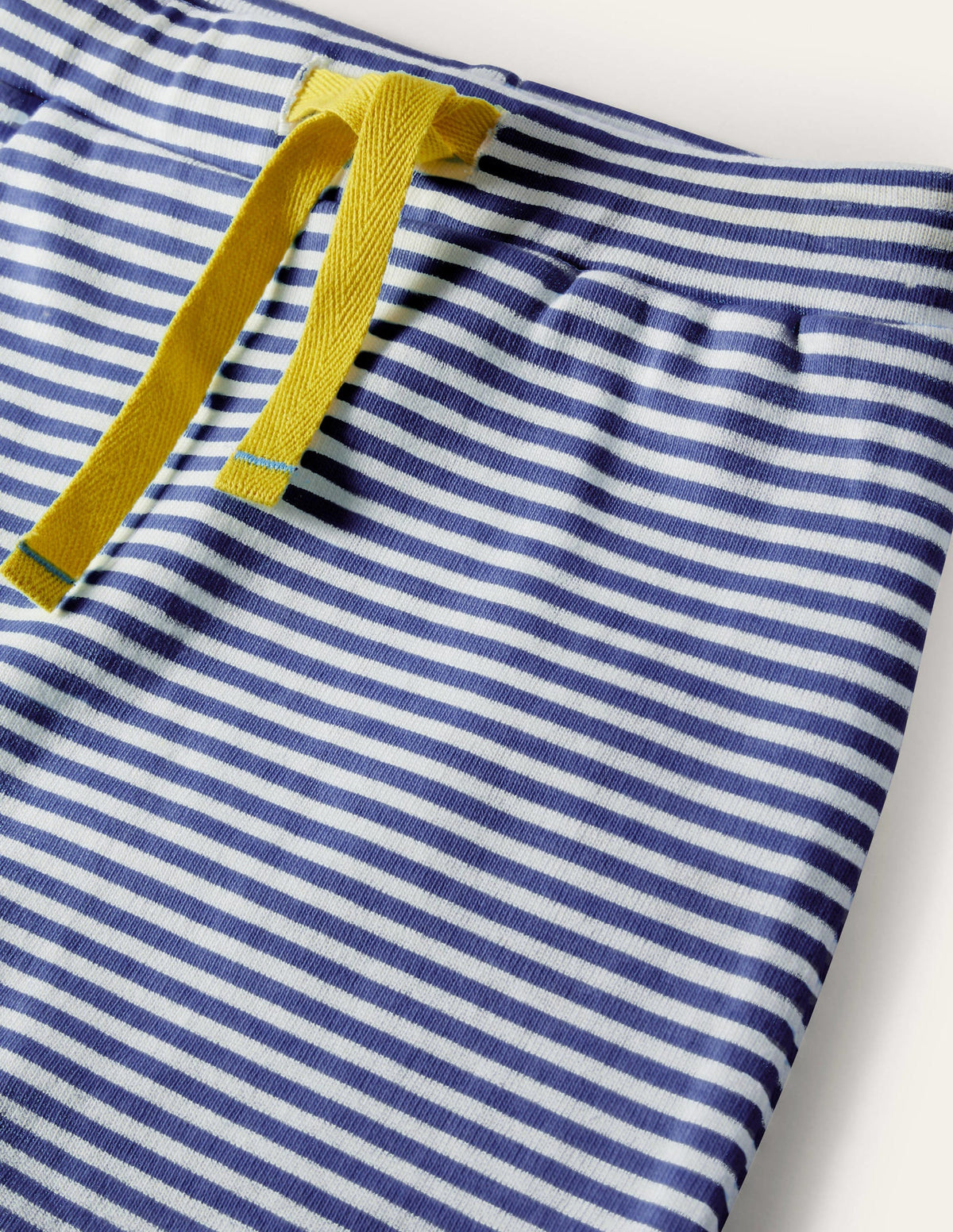 GOTS Organic Newborn Trousers-Ivory/Starboard Blue-3
