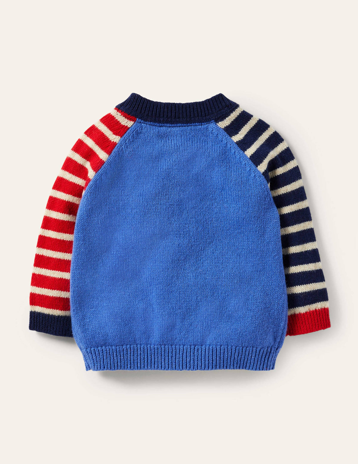 Knitted Jumper-Elizabethan Blue Puffins - Image 2