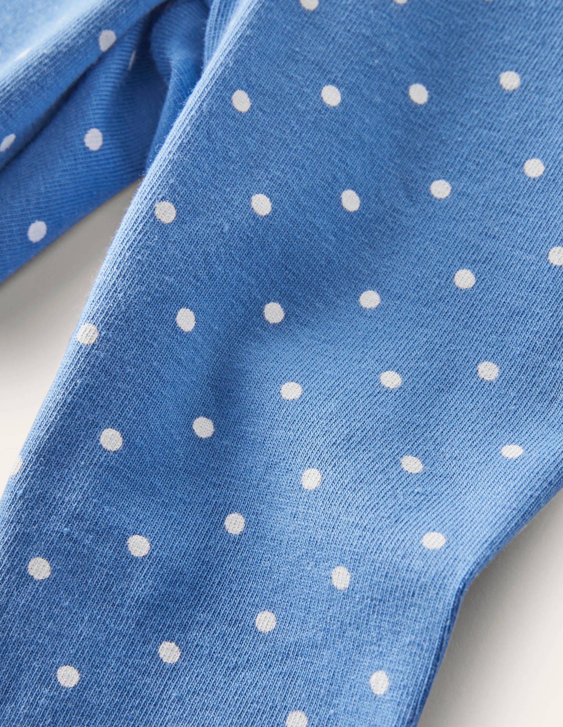 Baby Leggings-Bright Bluebell Pin Spot-3