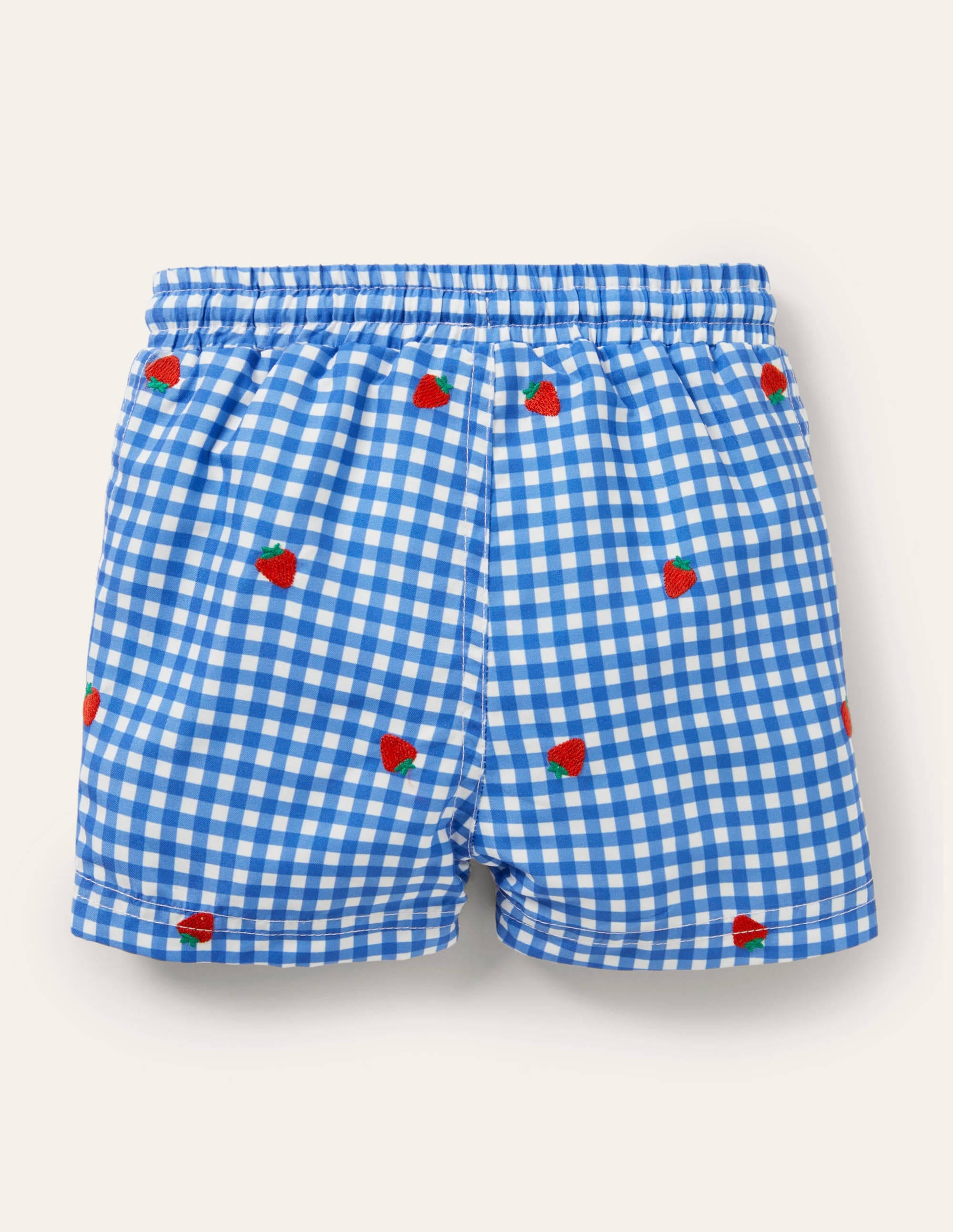 Swim Shorts-Elizabethan Blue Gingham - Image 2