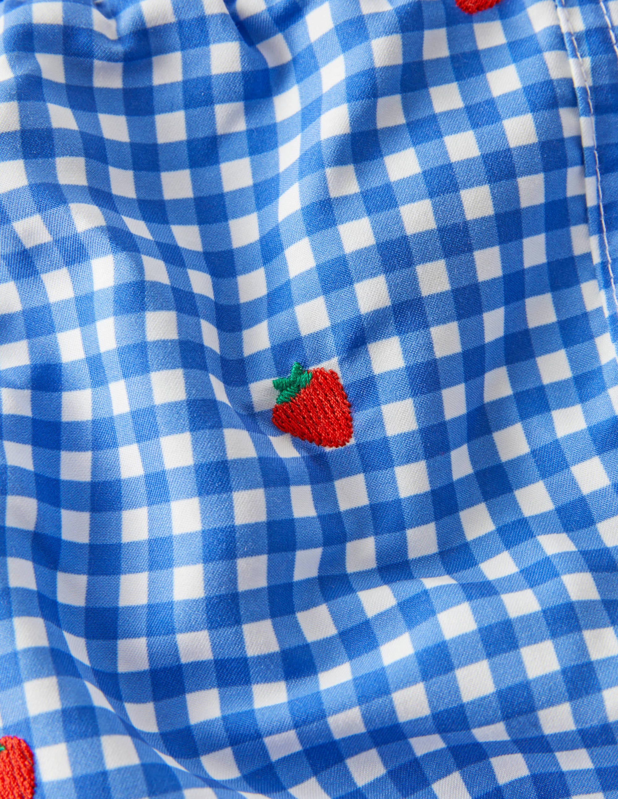Swim Shorts-Elizabethan Blue Gingham - Image 3