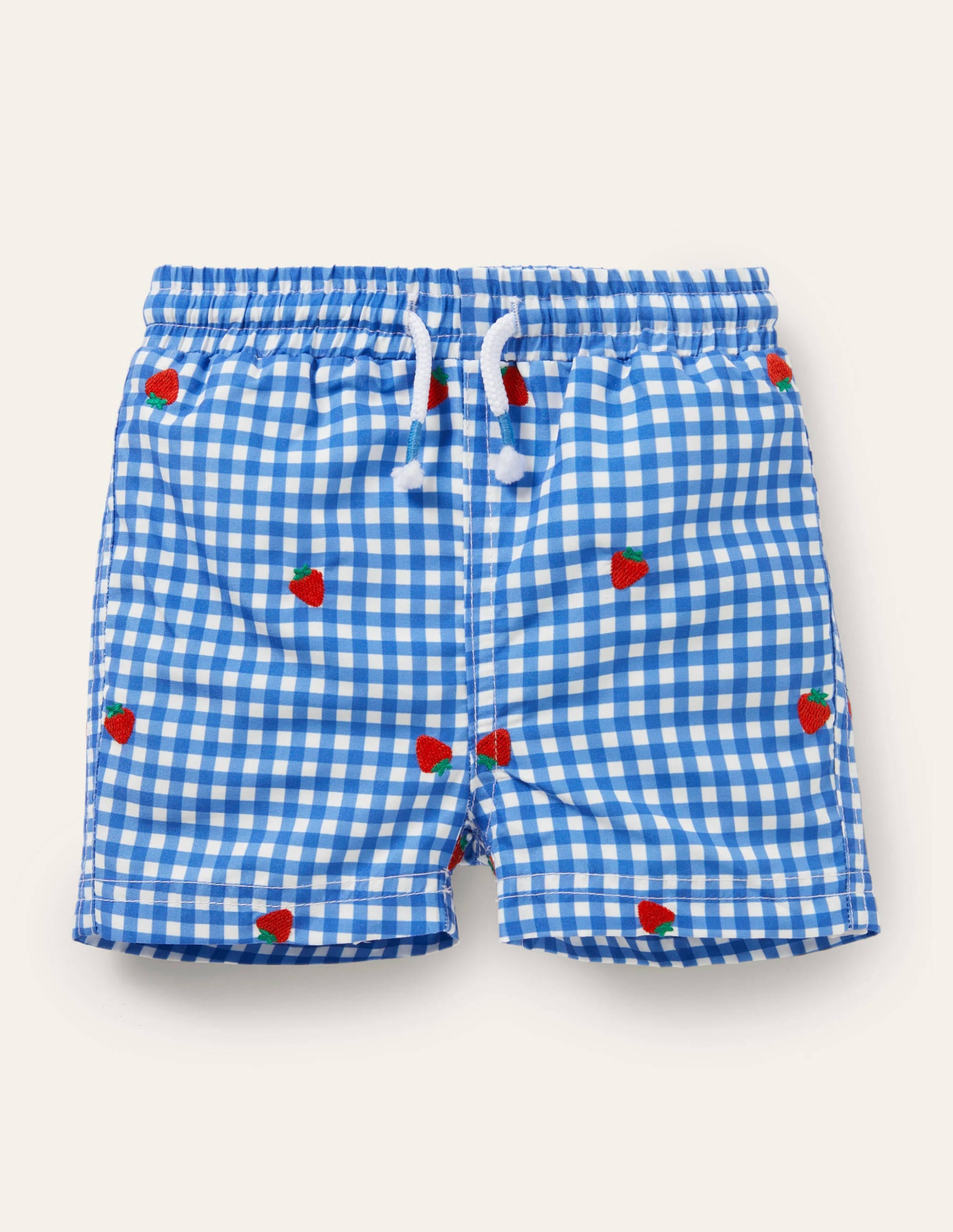 Swim Shorts-Elizabethan Blue Gingham - Image 1