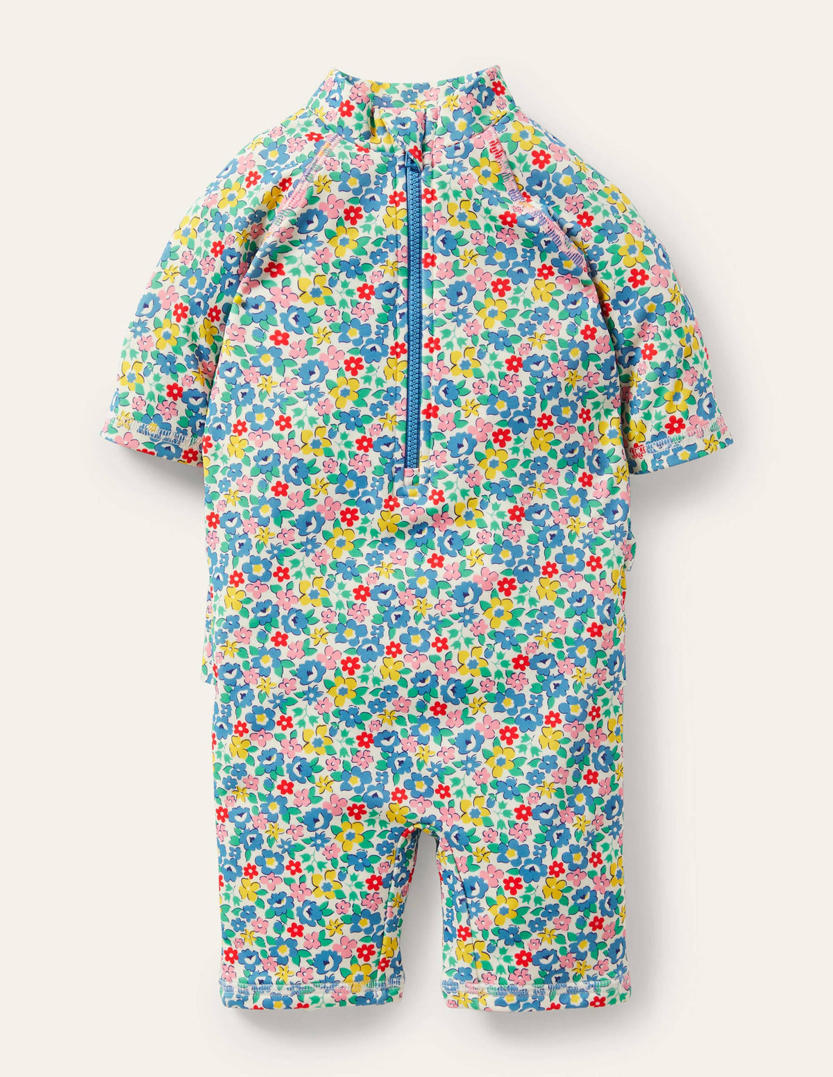 Frilly Sun-Safe Surfsuit-Multi Spring Floral-1