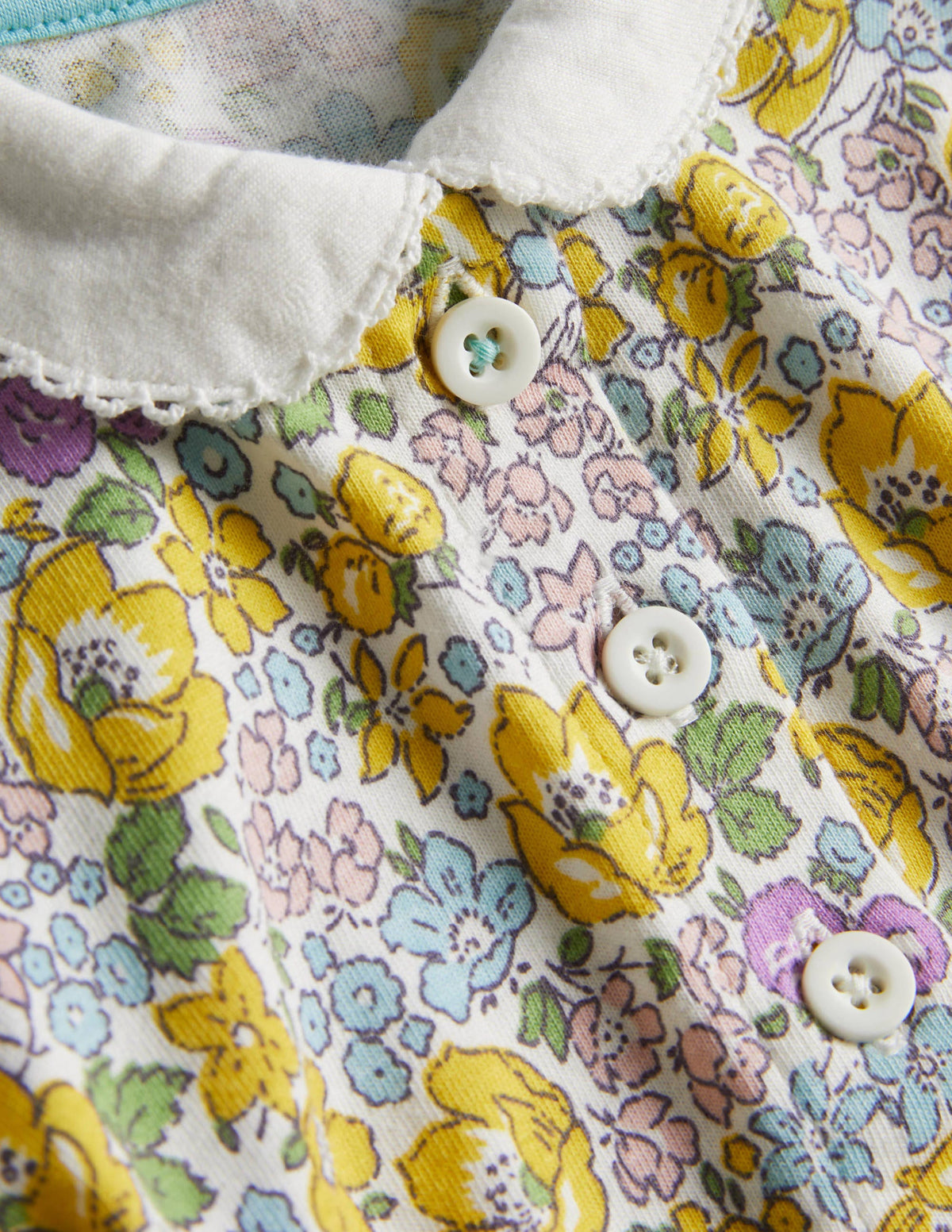 Printed Collar Top-Cool Violet Floral-3