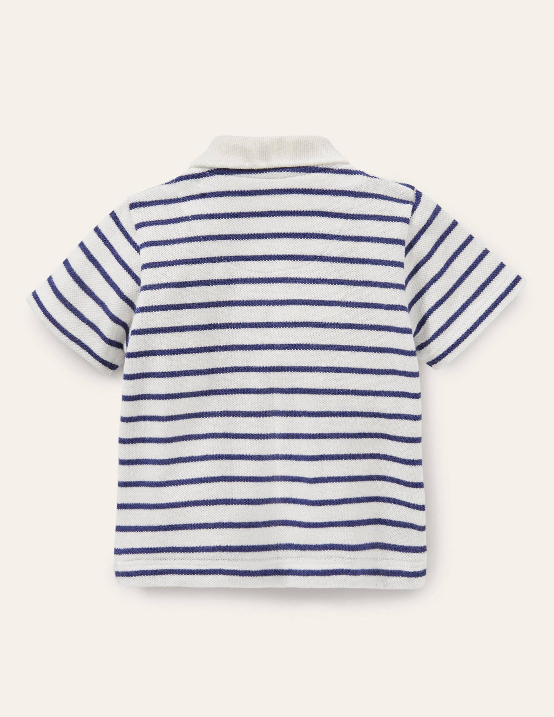 Fun Piqué Polo Shirt-Ivory/Starboard Farm Animals-2