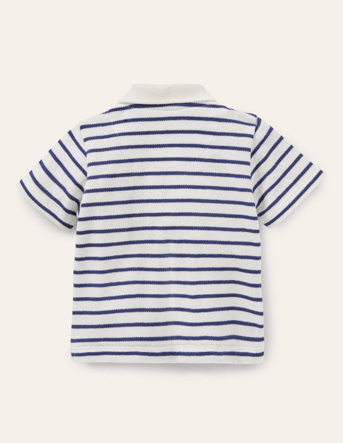 Fun Piqué Polo Shirt-Ivory/Starboard Farm Animals - Image 2