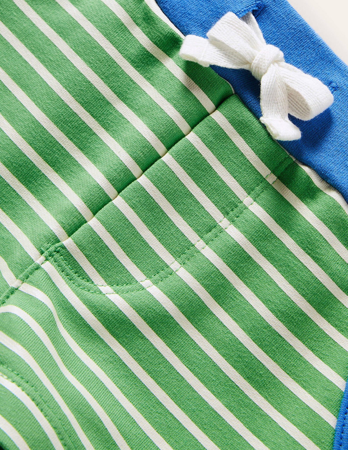 Jersey Shorts-Green/Ivory-3