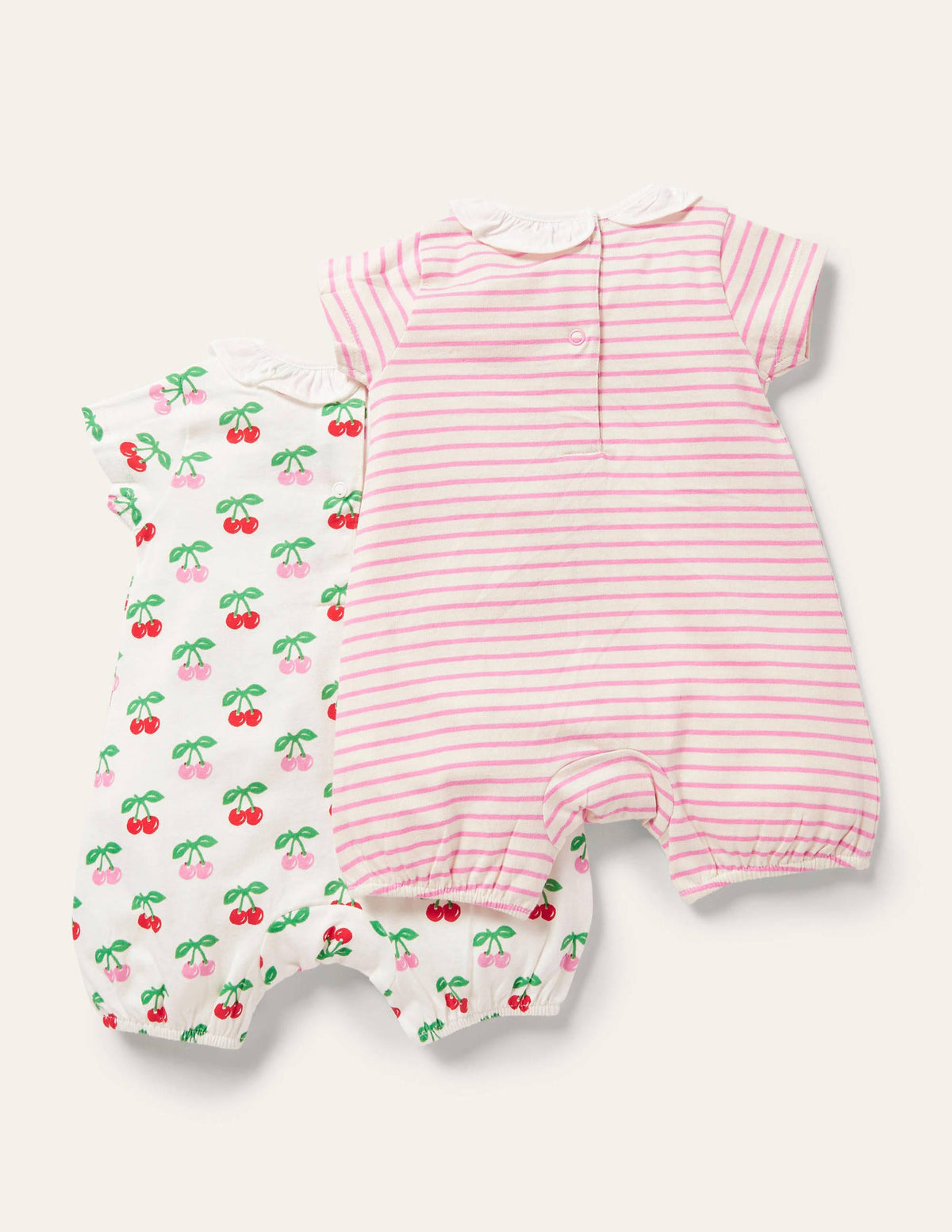 Twin Pack Rompers-Molly Mahon Cherries - Image 2