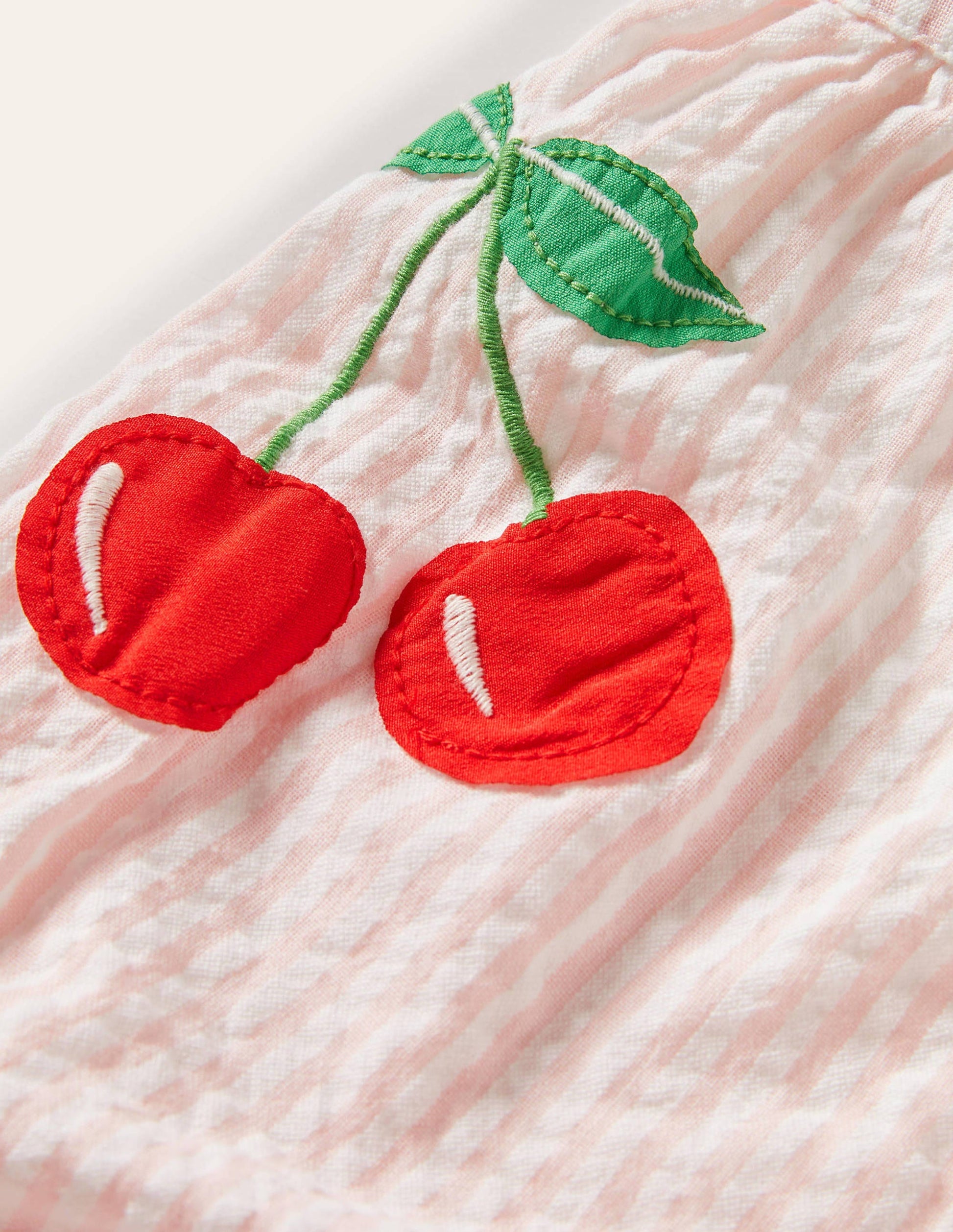 Cherry Romper set-Molly Mahon Cherries-3