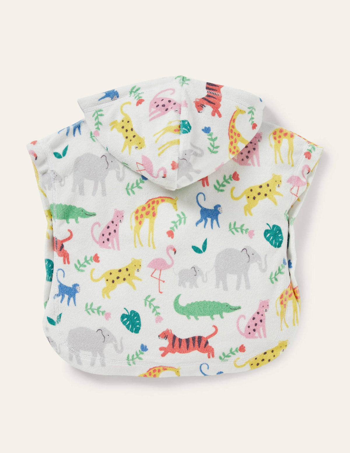 Towelling Throw On-Multi Jungle Stamp - Image 2