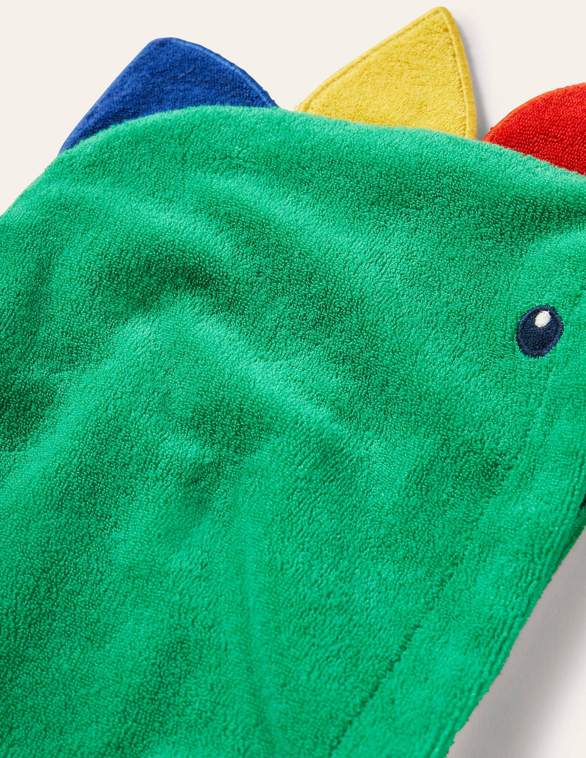 Crocodile Towelling Romper-Green Pepper-3