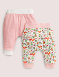 Twin Pack Printed Bottoms-Ivory Woodland Friends