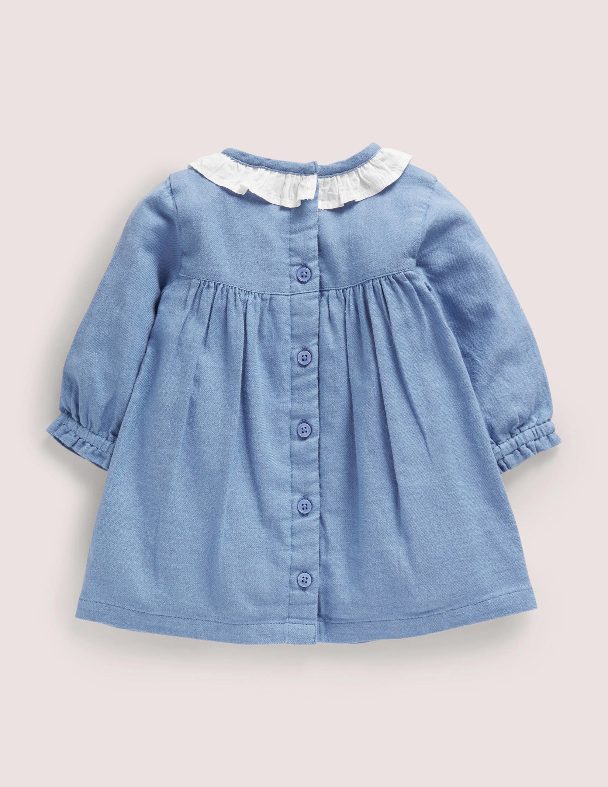 Nostalgic Woven Dress-Riviera Blue Bunnies - Image 2