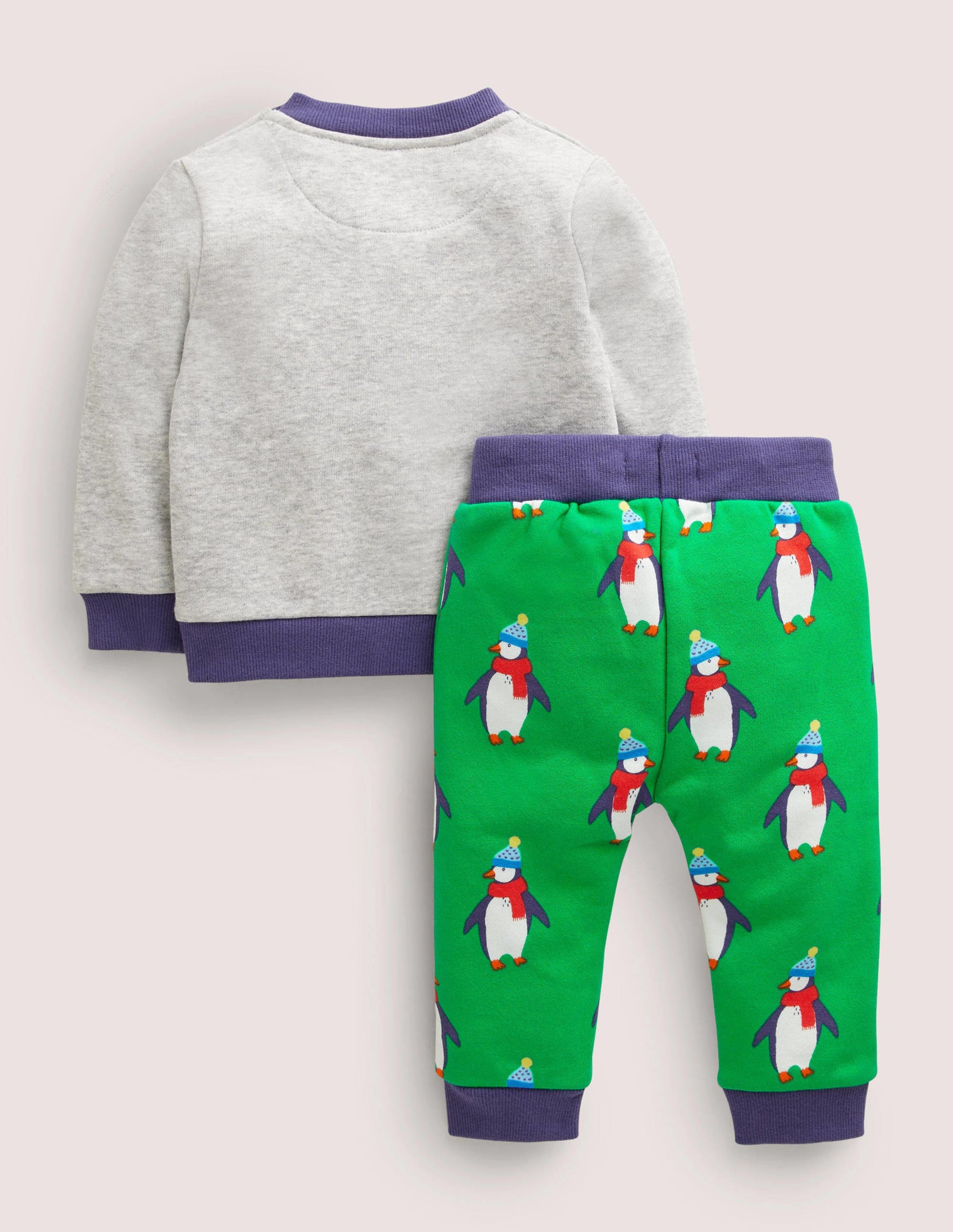 Jersey Sweatshirt Set-Highland Green Penguins-2