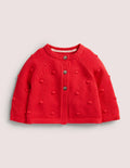 Cosy Bobble Cardigan-Rockabilly Red