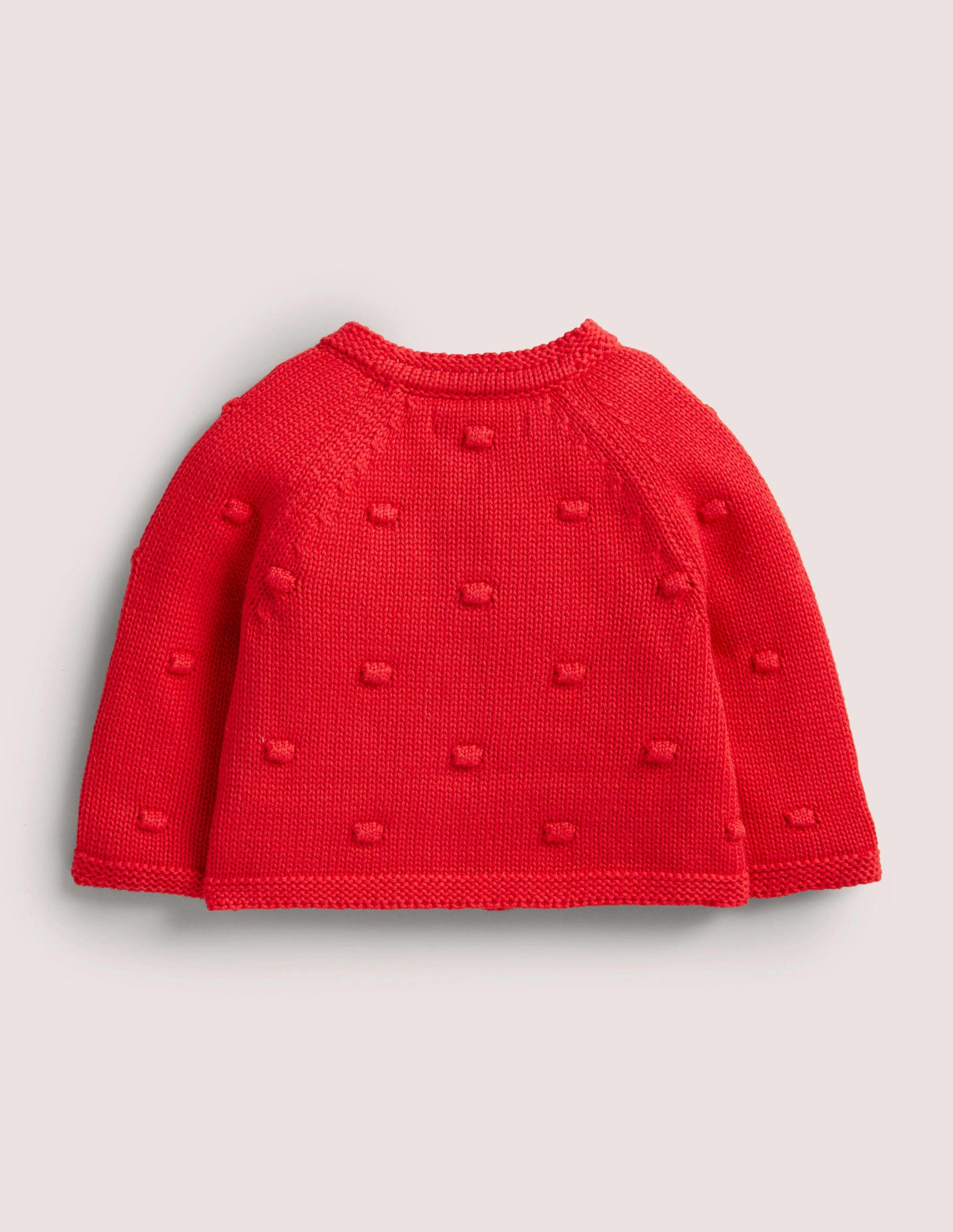 Cosy Bobble Cardigan-Rockabilly Red-2