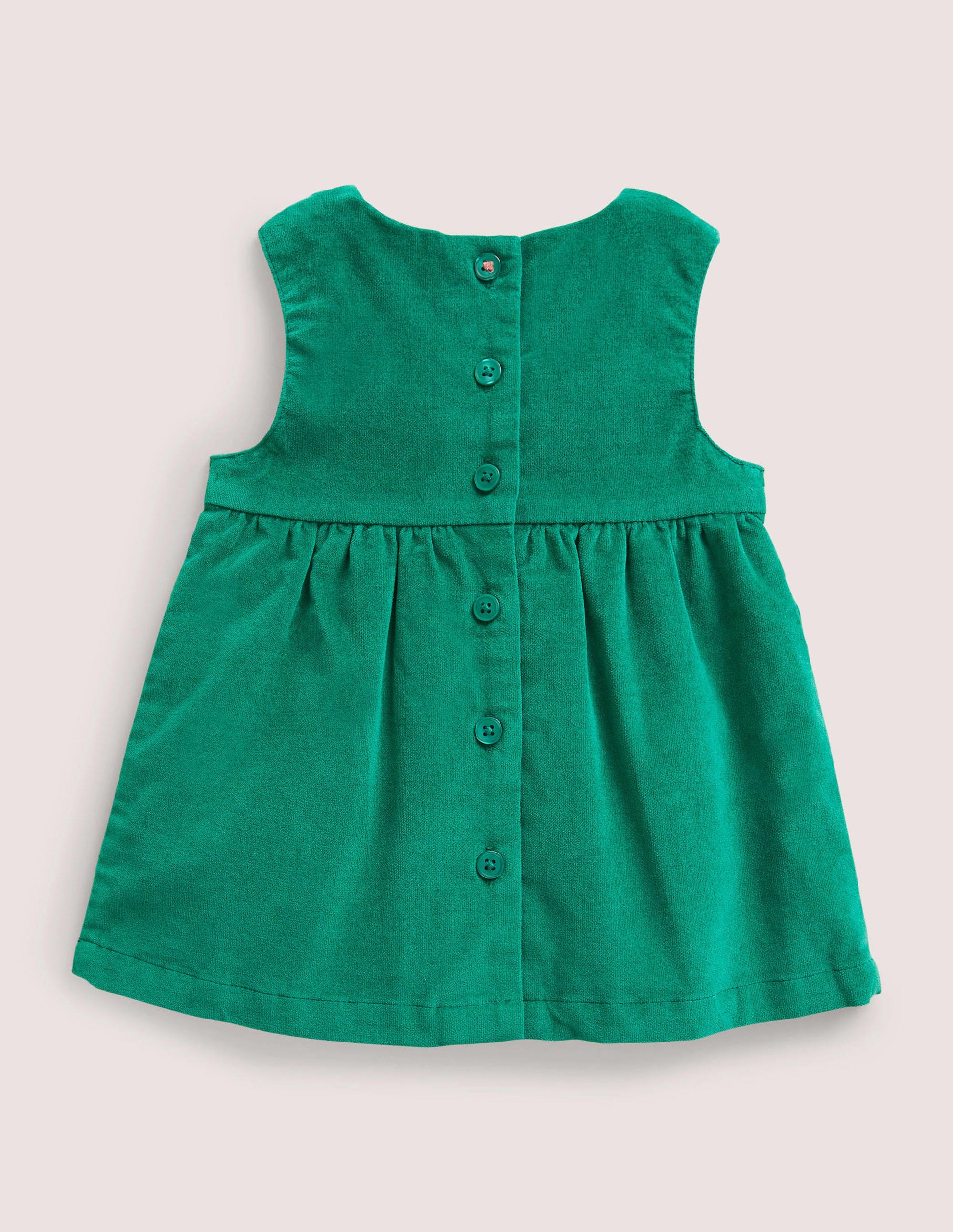 Velvet Pinnie Dress-Shady Glade Green Festive-2