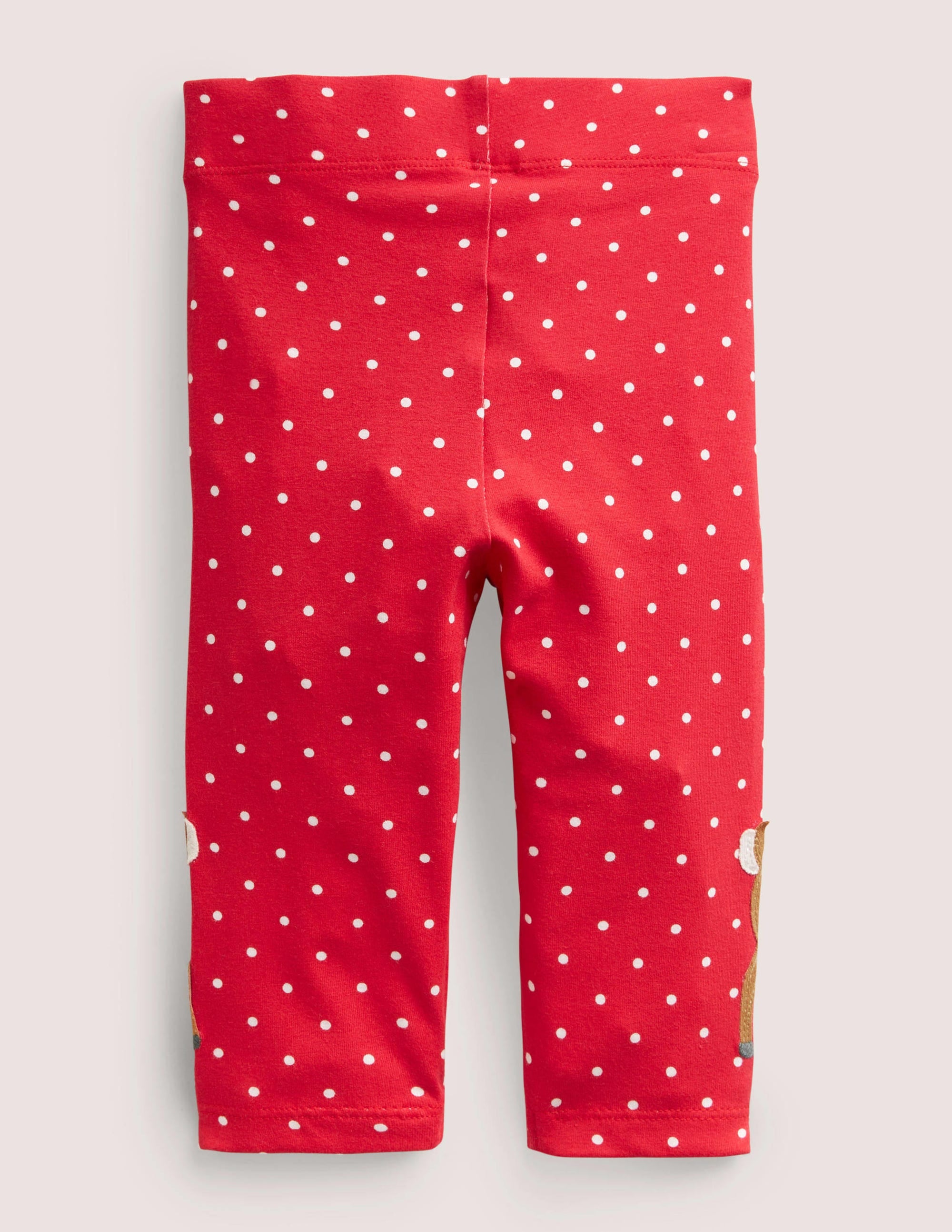 Appliqué Leggings-Rockabilly Red Deers - Image 2