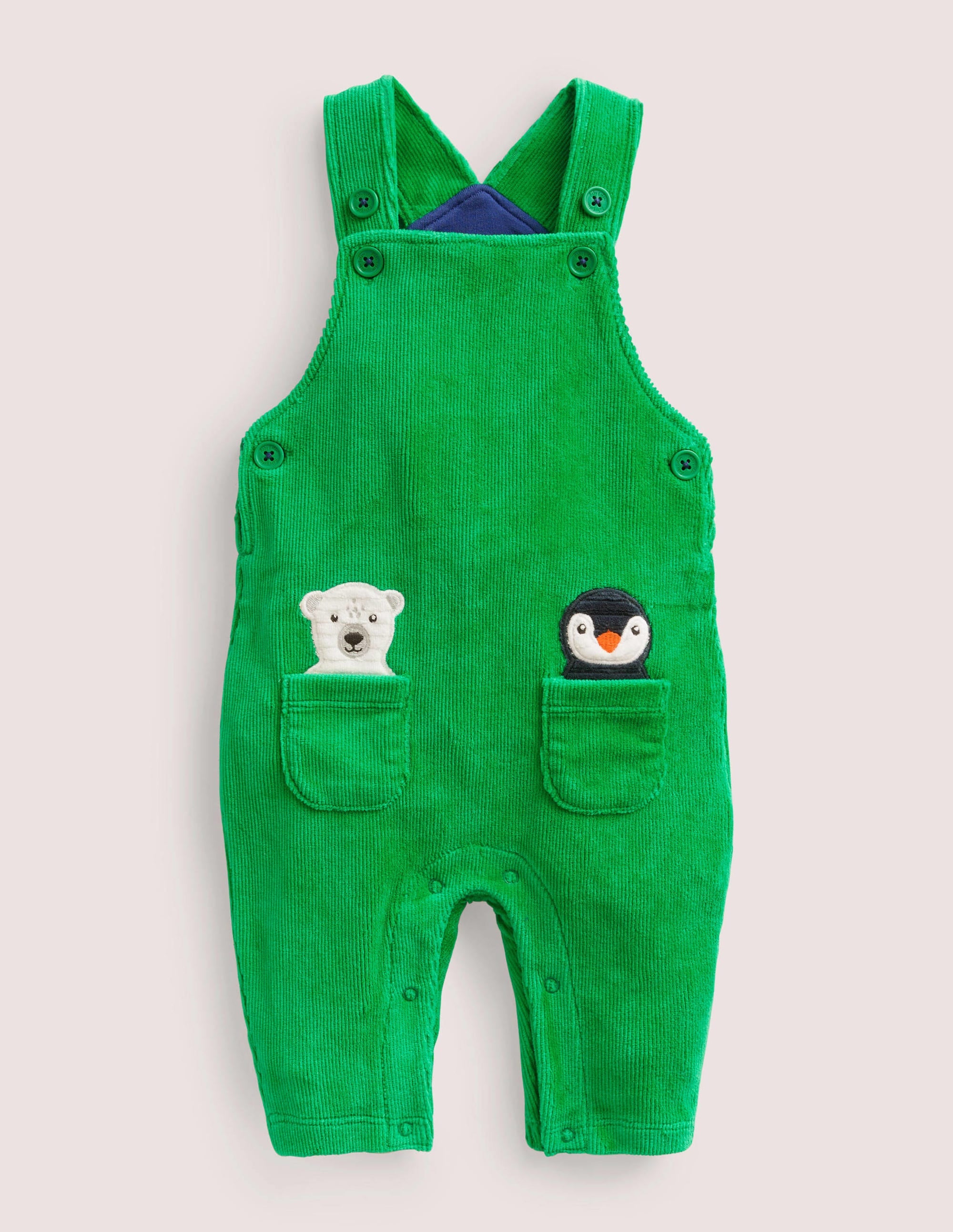 Logo Dungarees-Highland Green Winter Friends - Image 1