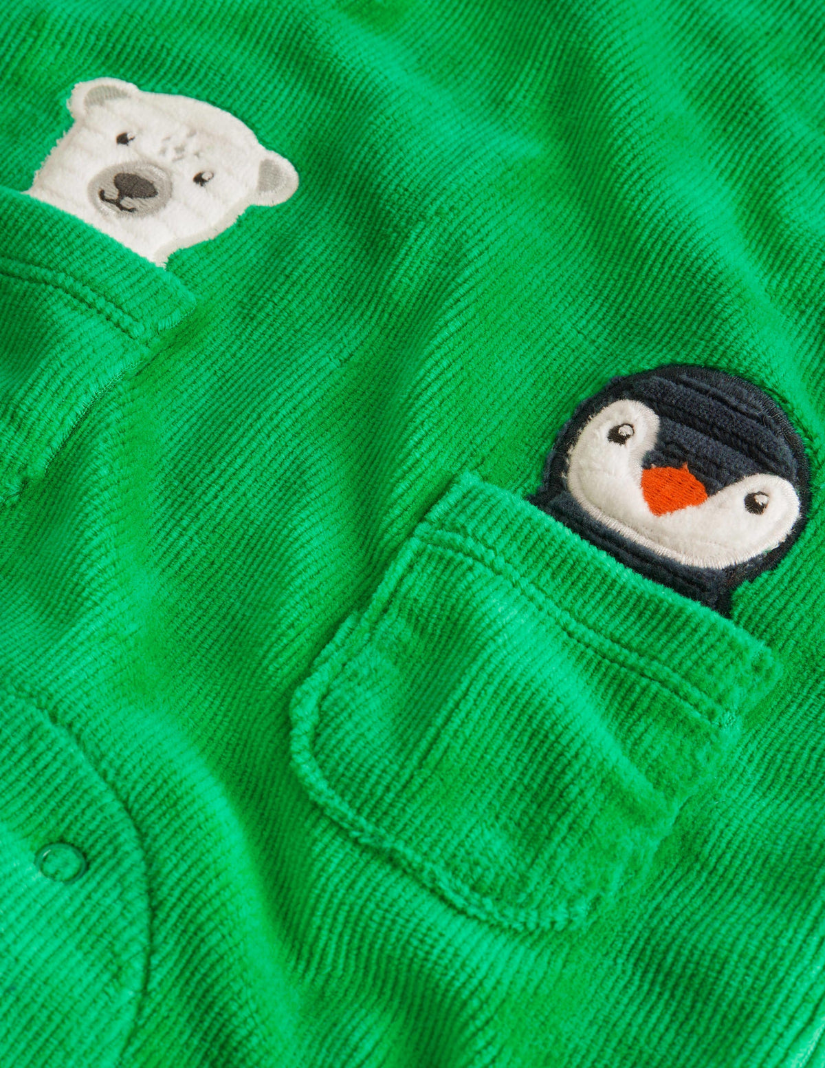 Logo Dungarees-Highland Green Winter Friends - Image 3