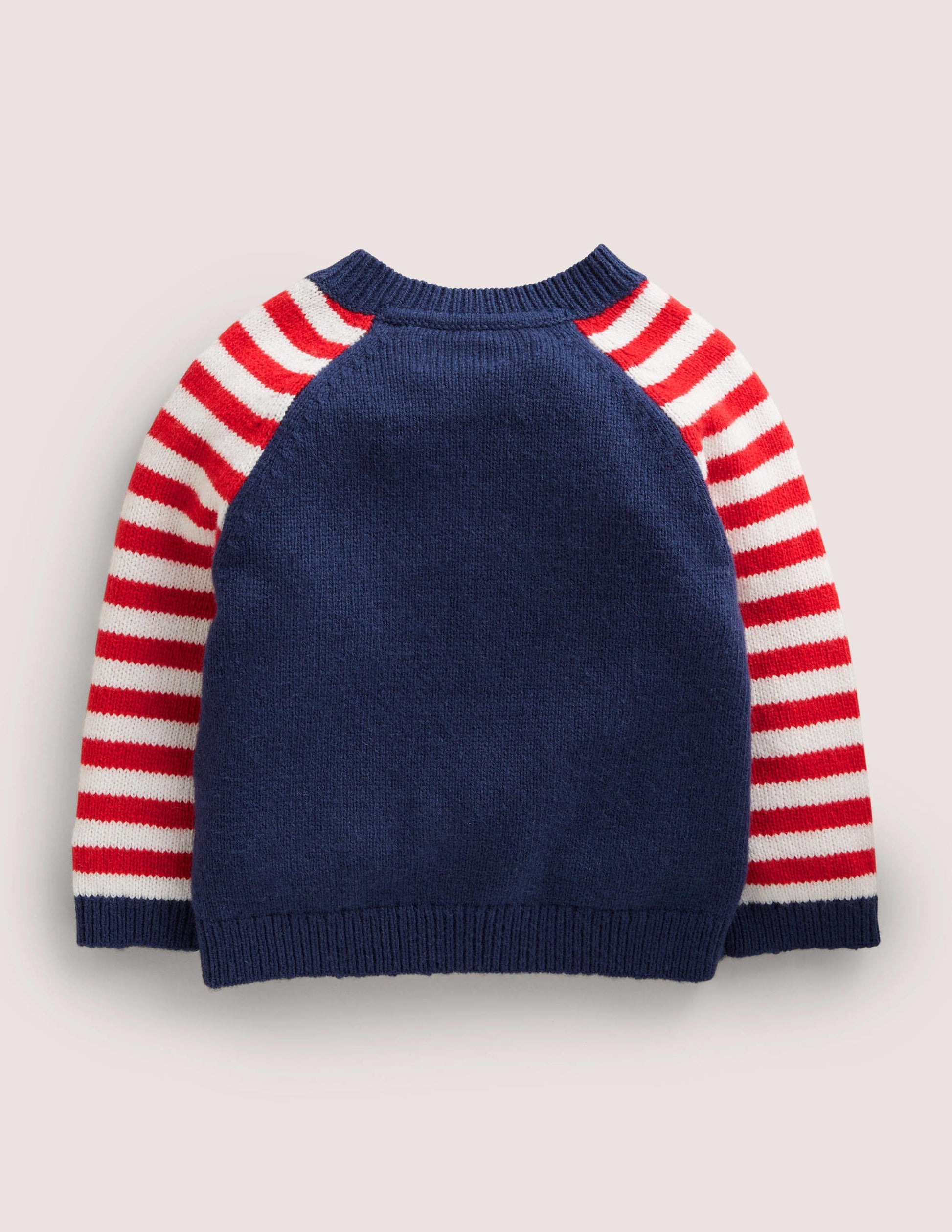 Cosy Fun Jumper-College Navy Train-2