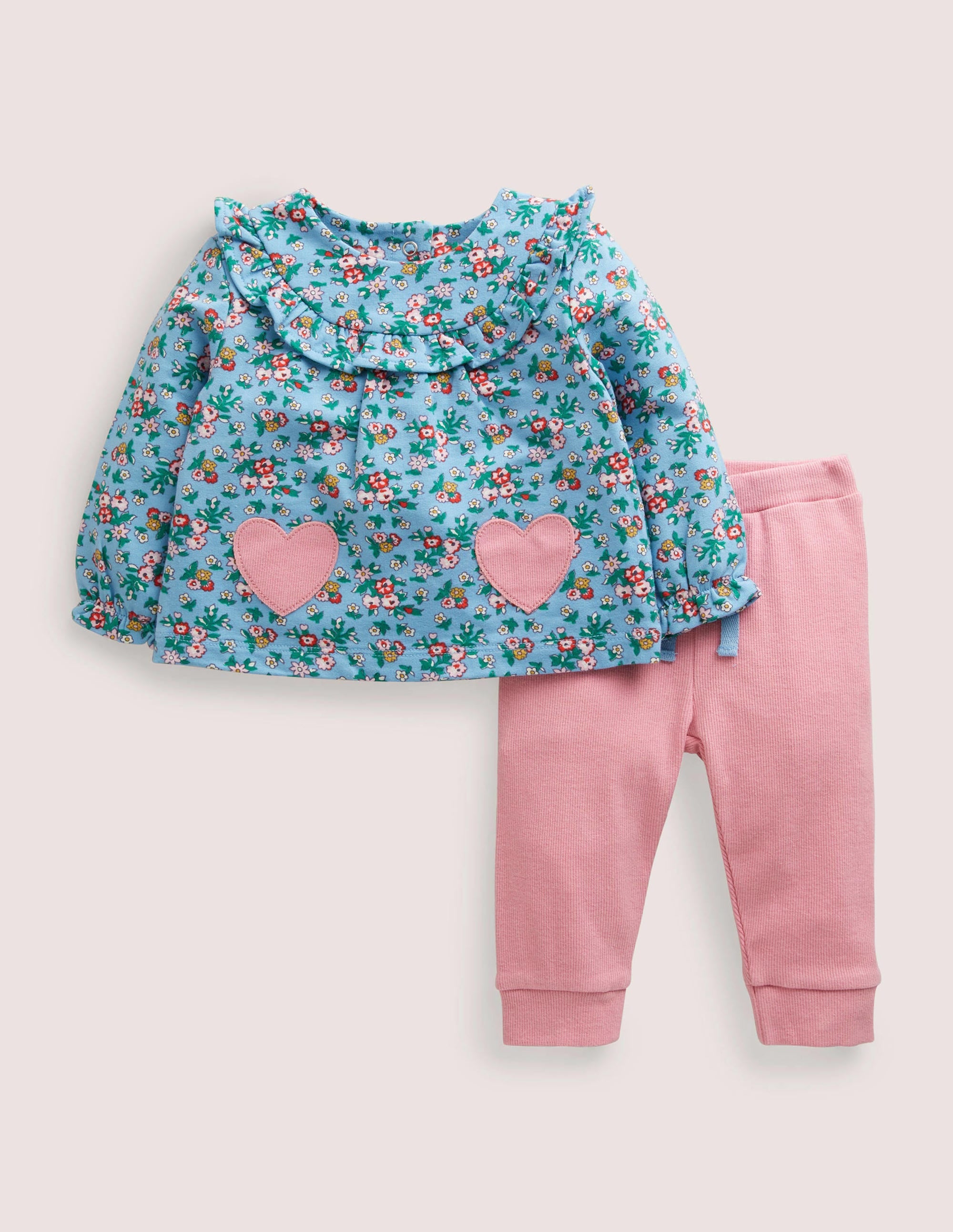 Cosy Ruffle Playset-Dusty Blue Flower Bouquet - Image 1