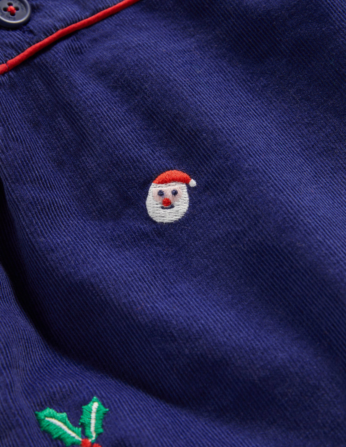 Nostalgic Festive Dungaree-Starboard Blue Festive - Image 3