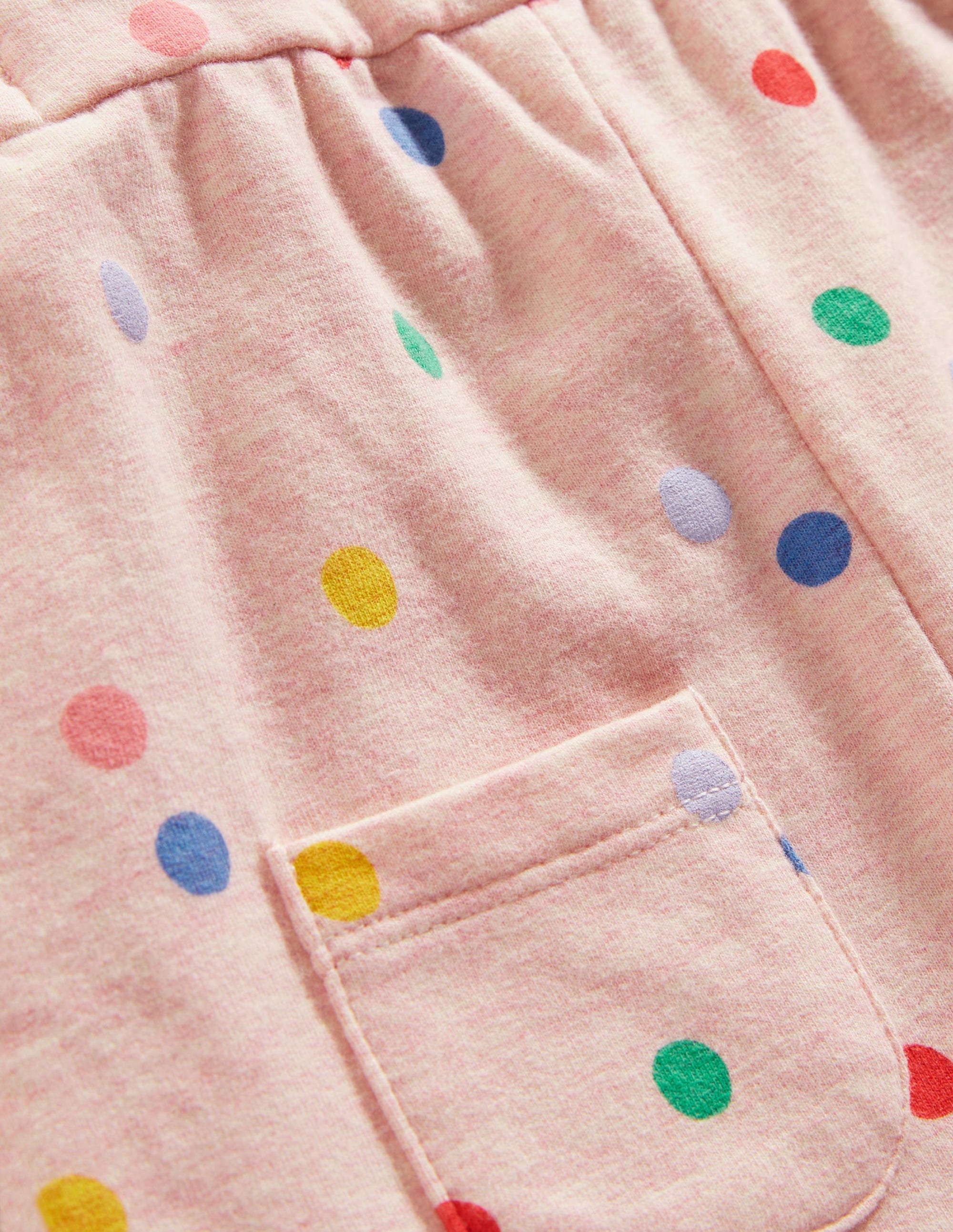 Jersey Dungaree-Pink Marl Painted Spot - Image 3