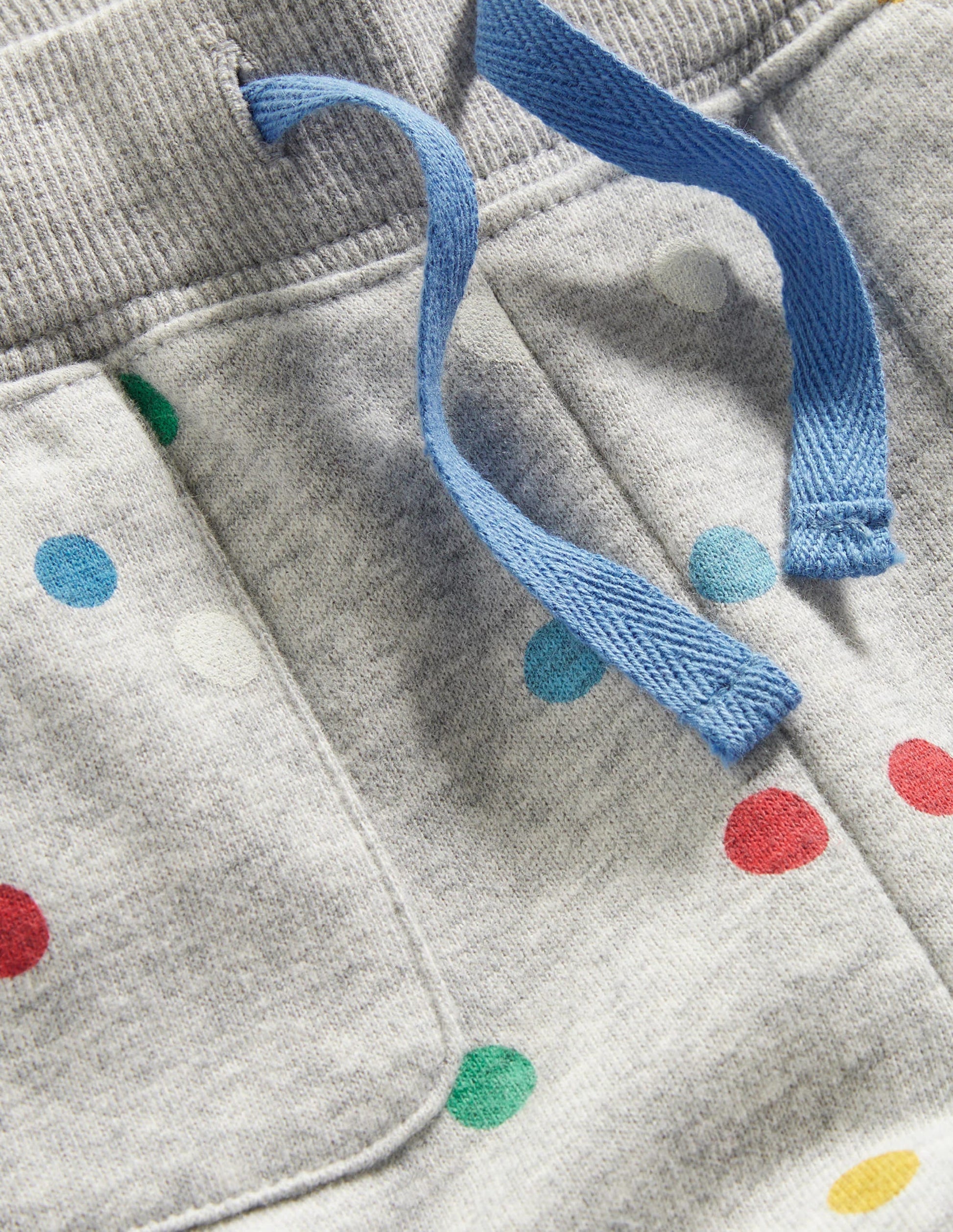 Cosy Jersey Bottoms-Grey Marl Painted Spot-3