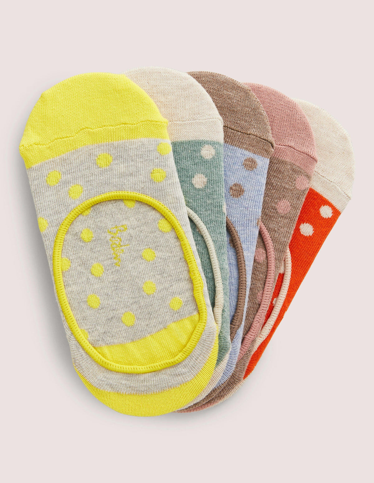 5 Pack Secret Socks-Multi Delicate Spot-1