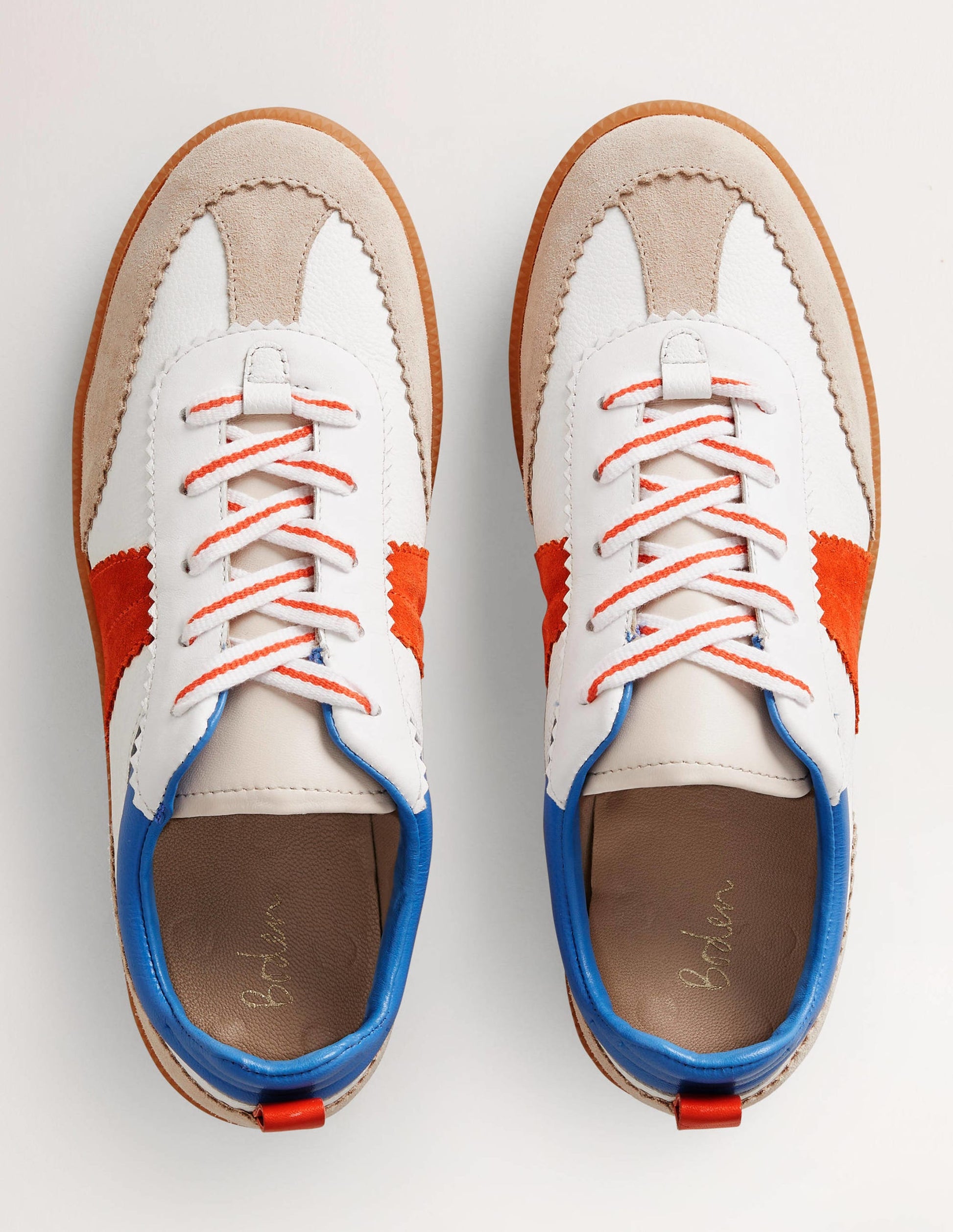 Erin Retro Tennis Trainers-Rocket Red/ Riviera-4