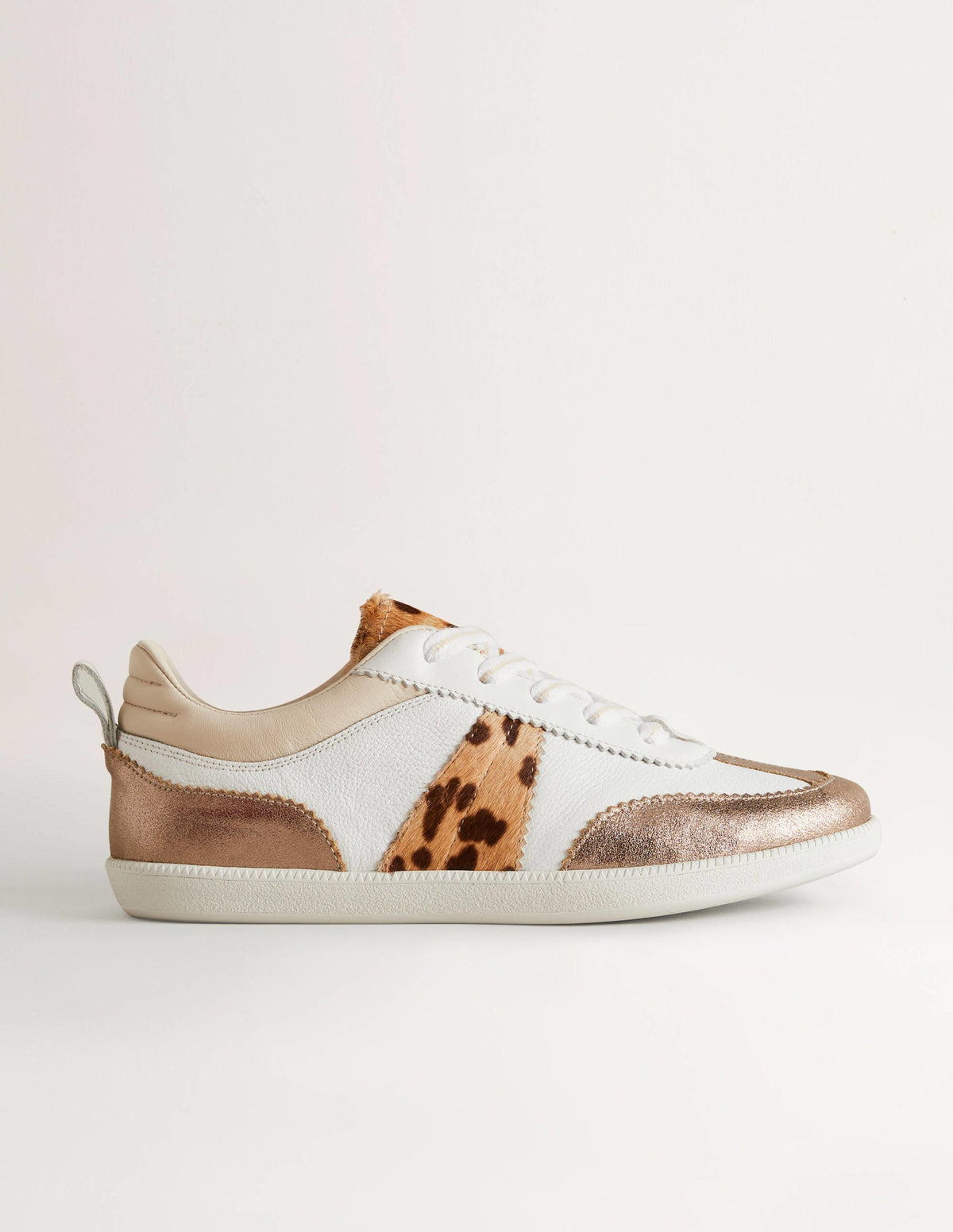 Erin Retro Tennis Trainers-Gold Metallic-1