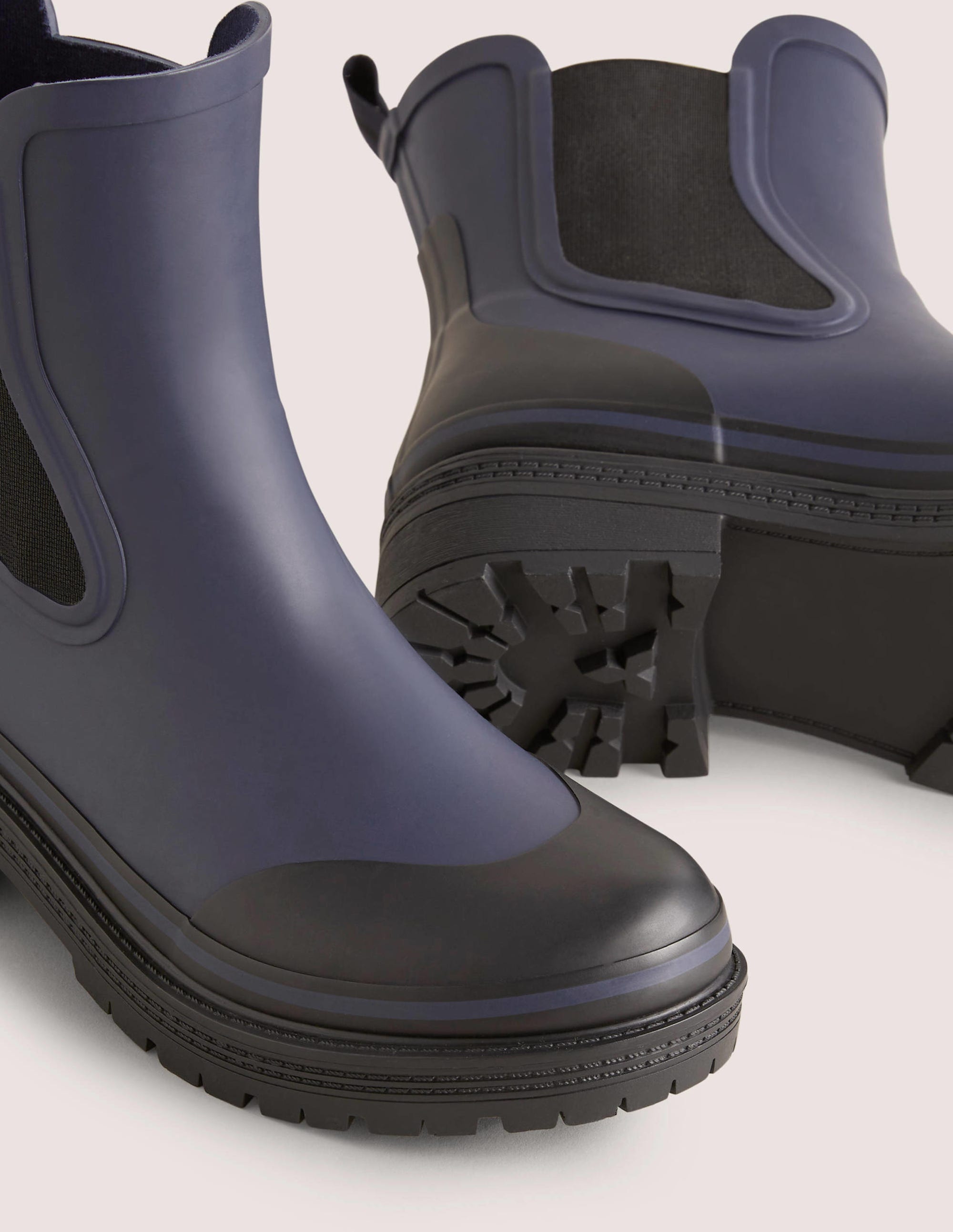 Chelsea Wellington Boots-Navy - Image 3